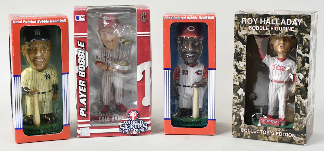 "Lot of (25) mostly Philadelphia modern bobbleheads