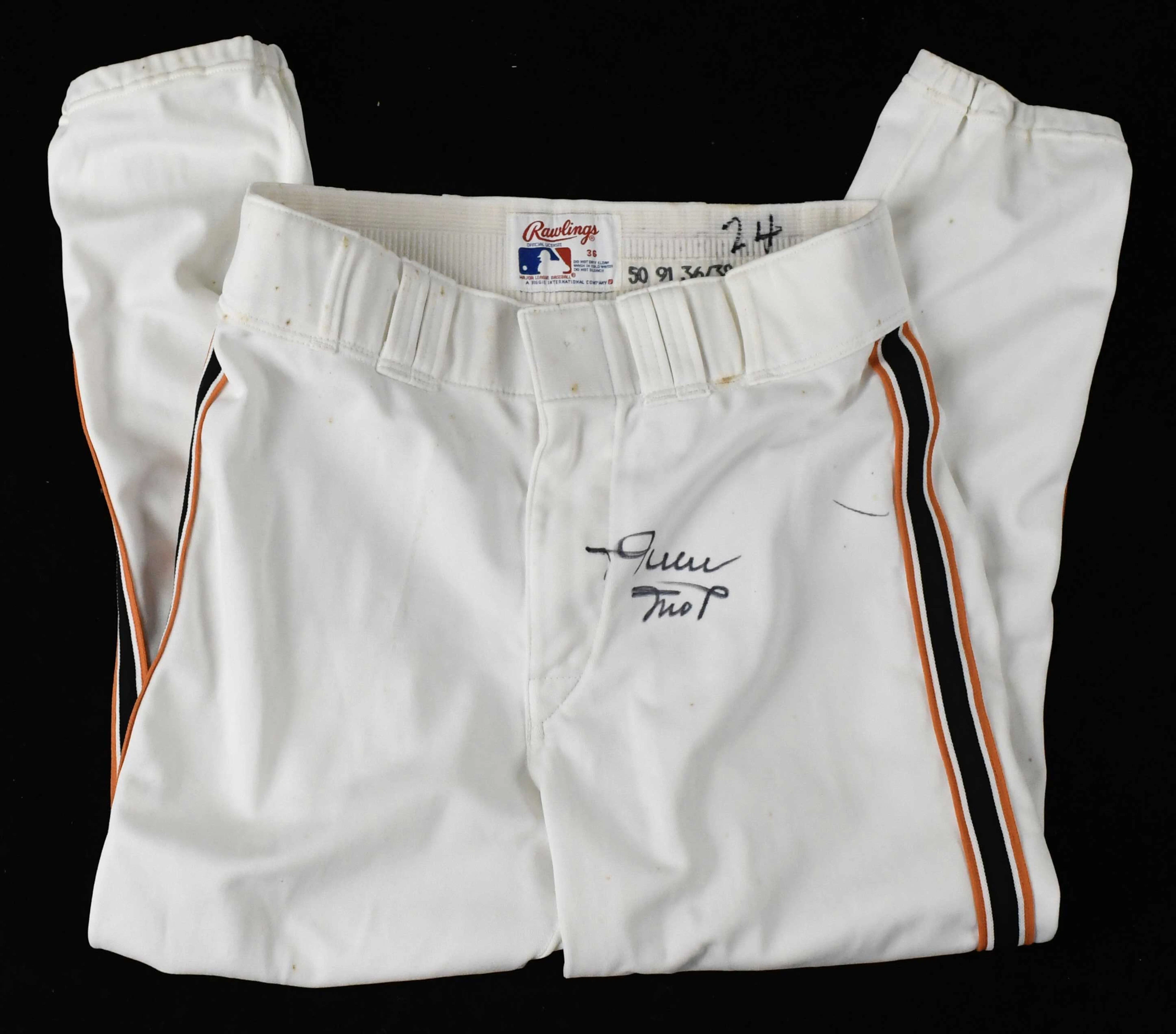 "1991 Willie Mays autographed San Francisco Giants...