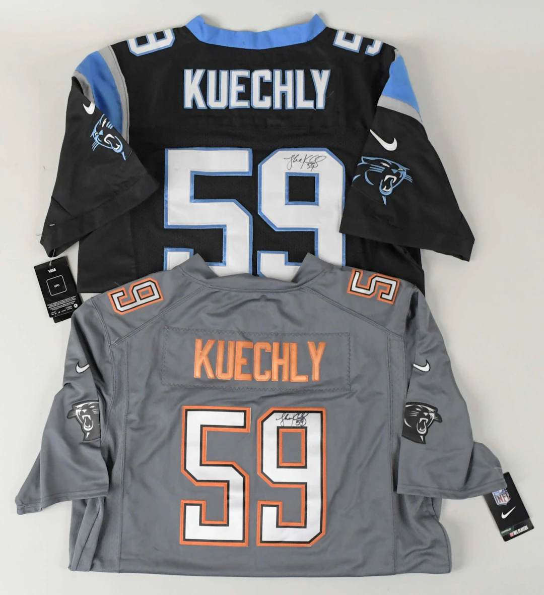 "Luke Kuechly signed Carolina Panthers jersey and signed...
