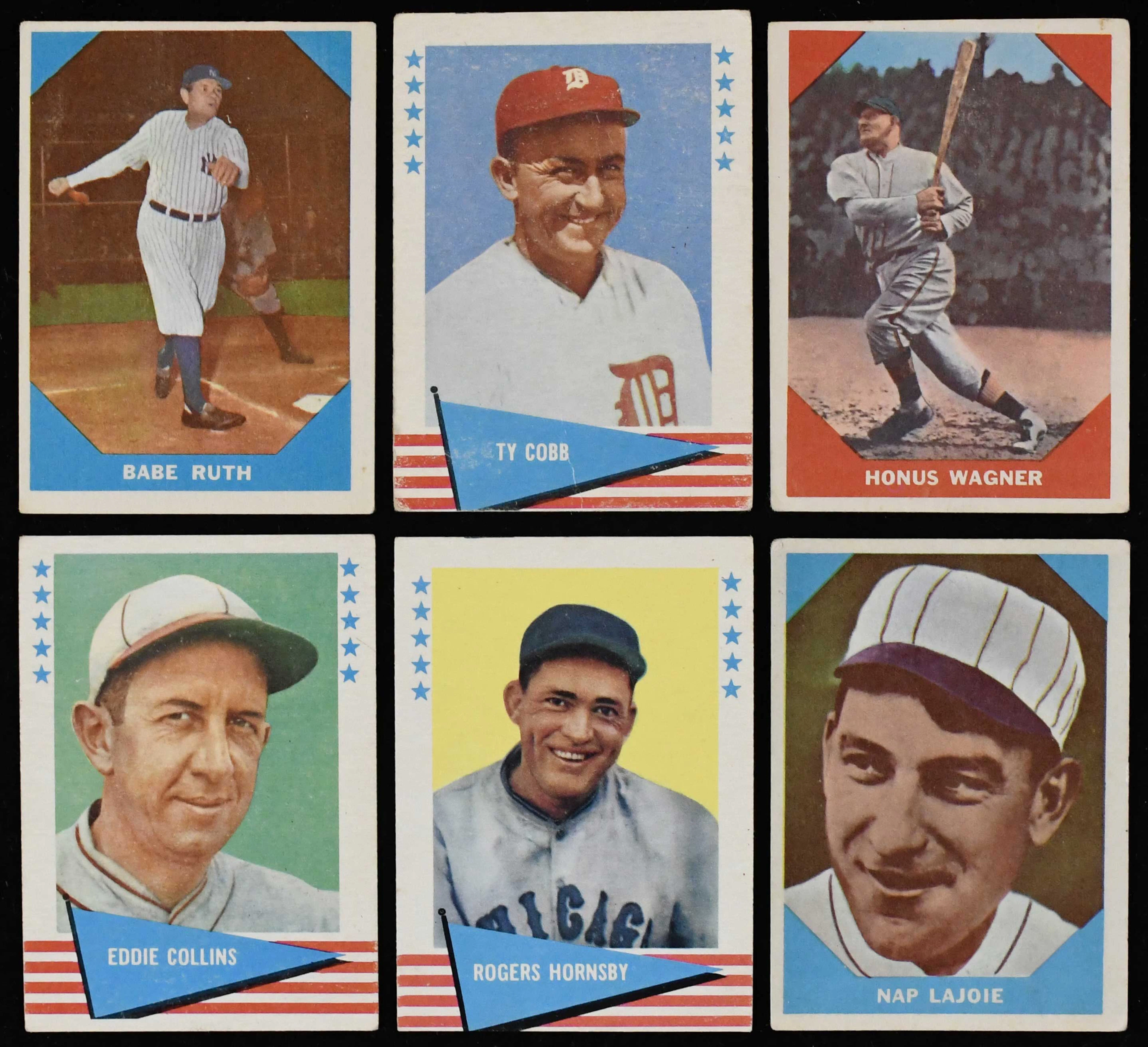 "Lot of (96) 1960 and 1961 Fleer Baseball Greats (PR-EX)