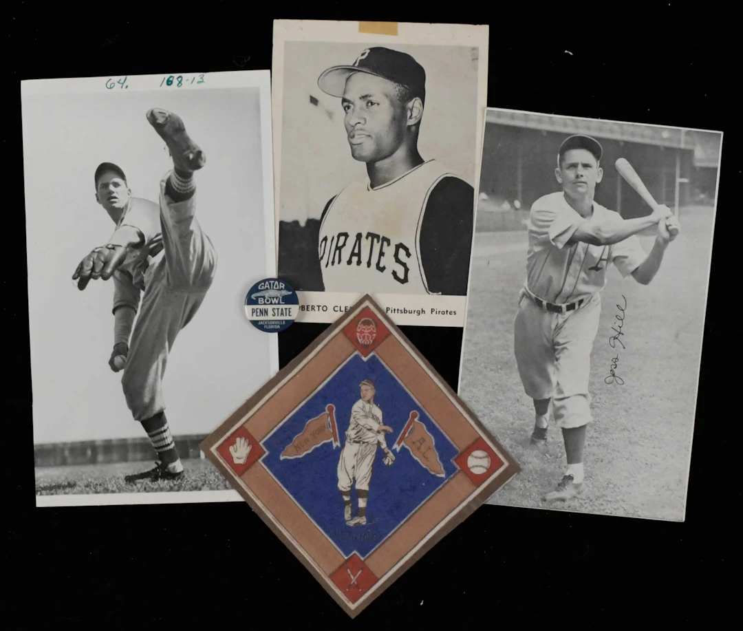 "Small group of vintage & modern memorabilia