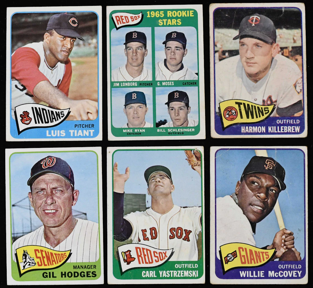 "Lot of (275+) 1965 Topps cards with stars and HOFers