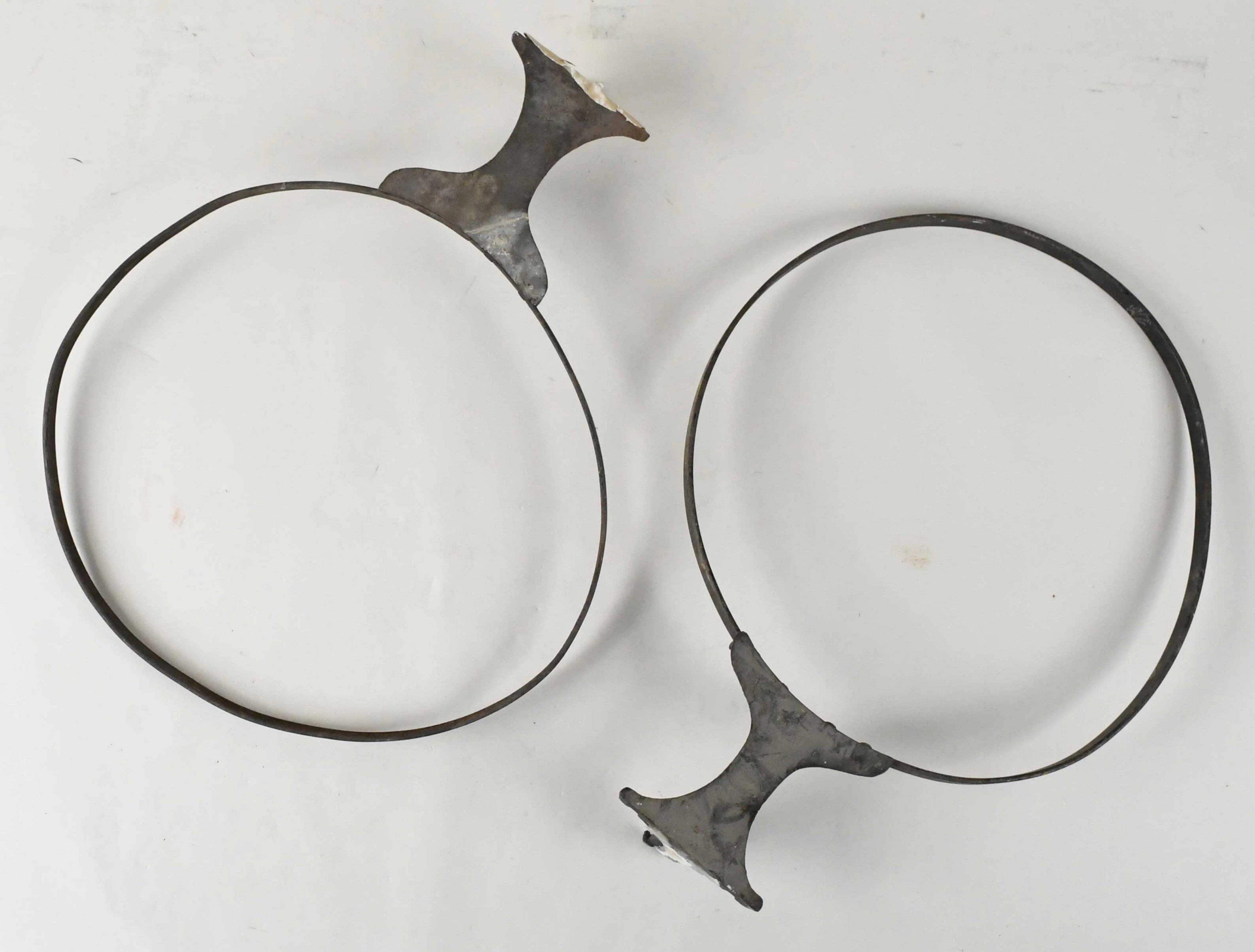 "Lot of (4) vintage basketball hoops (VG-EX)