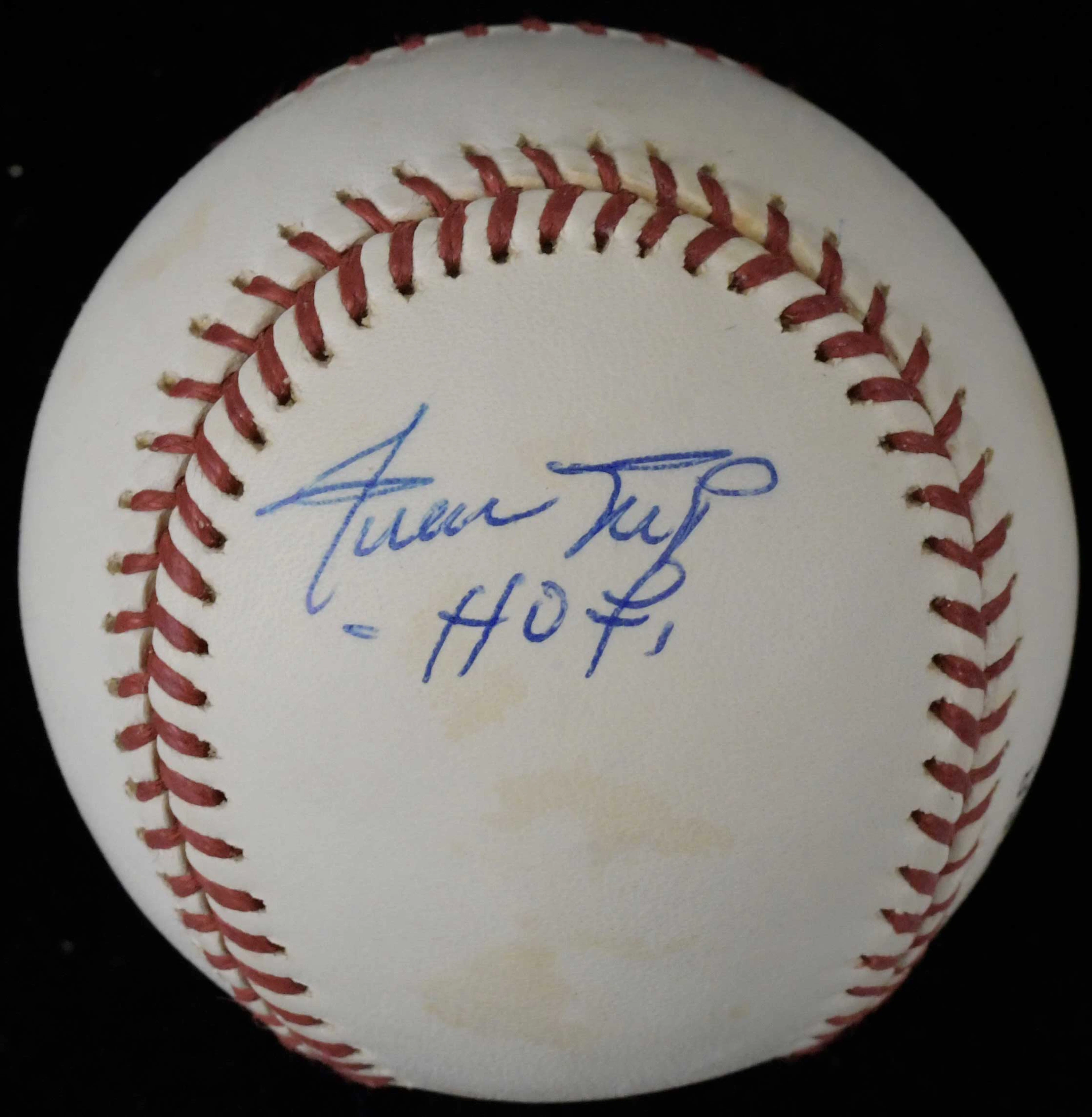 "Willie Mays ""HOF"" inscribed single signed baseball...