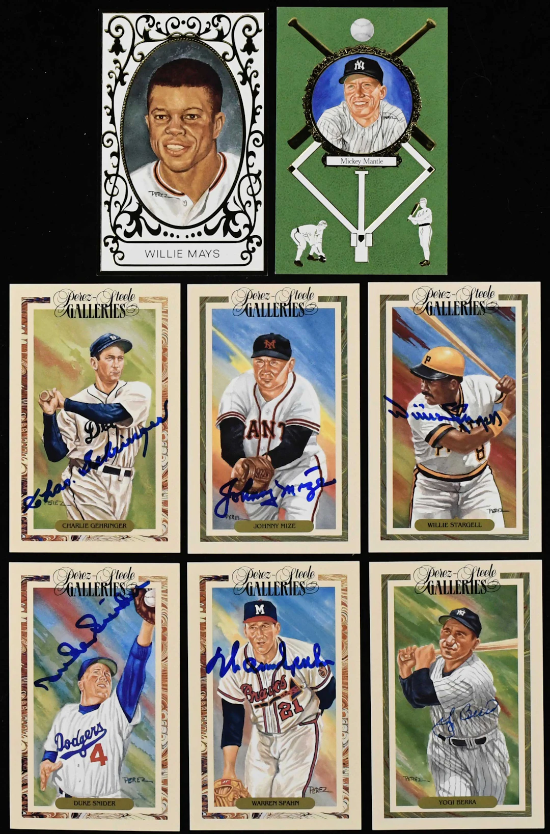 "1990 Perez-Steele Masterworks near-complete Series 1 & 2...