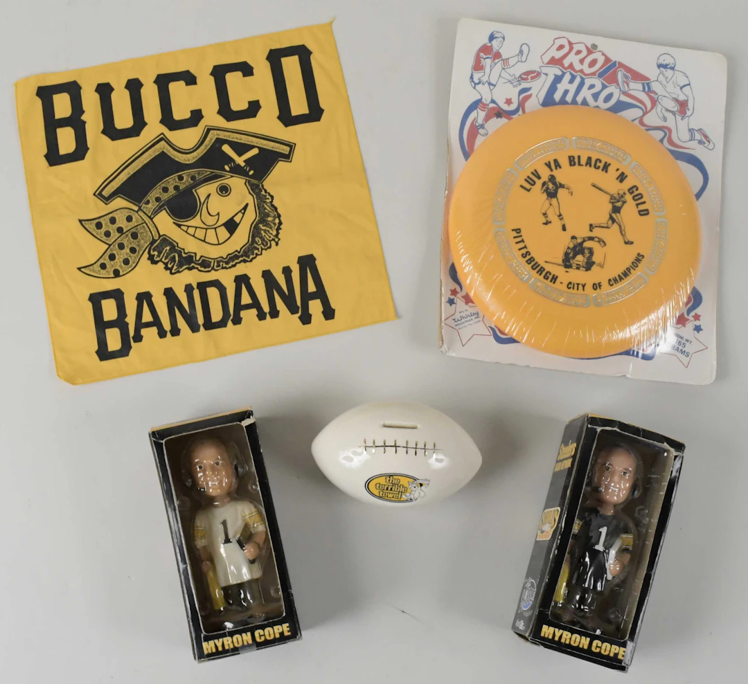 "Small group of mostly Pittsburgh sports memorabilia