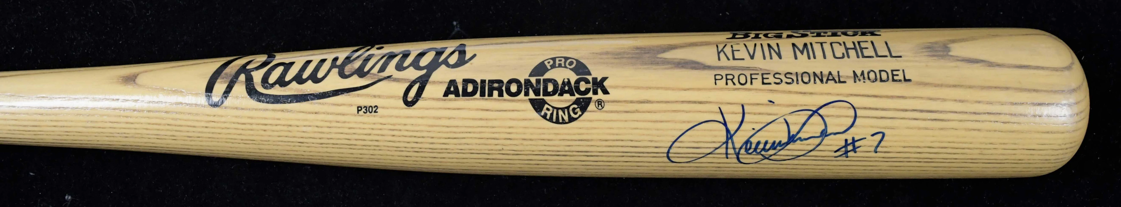 "Kevin Mitchell signed 1989 professional model baseball...