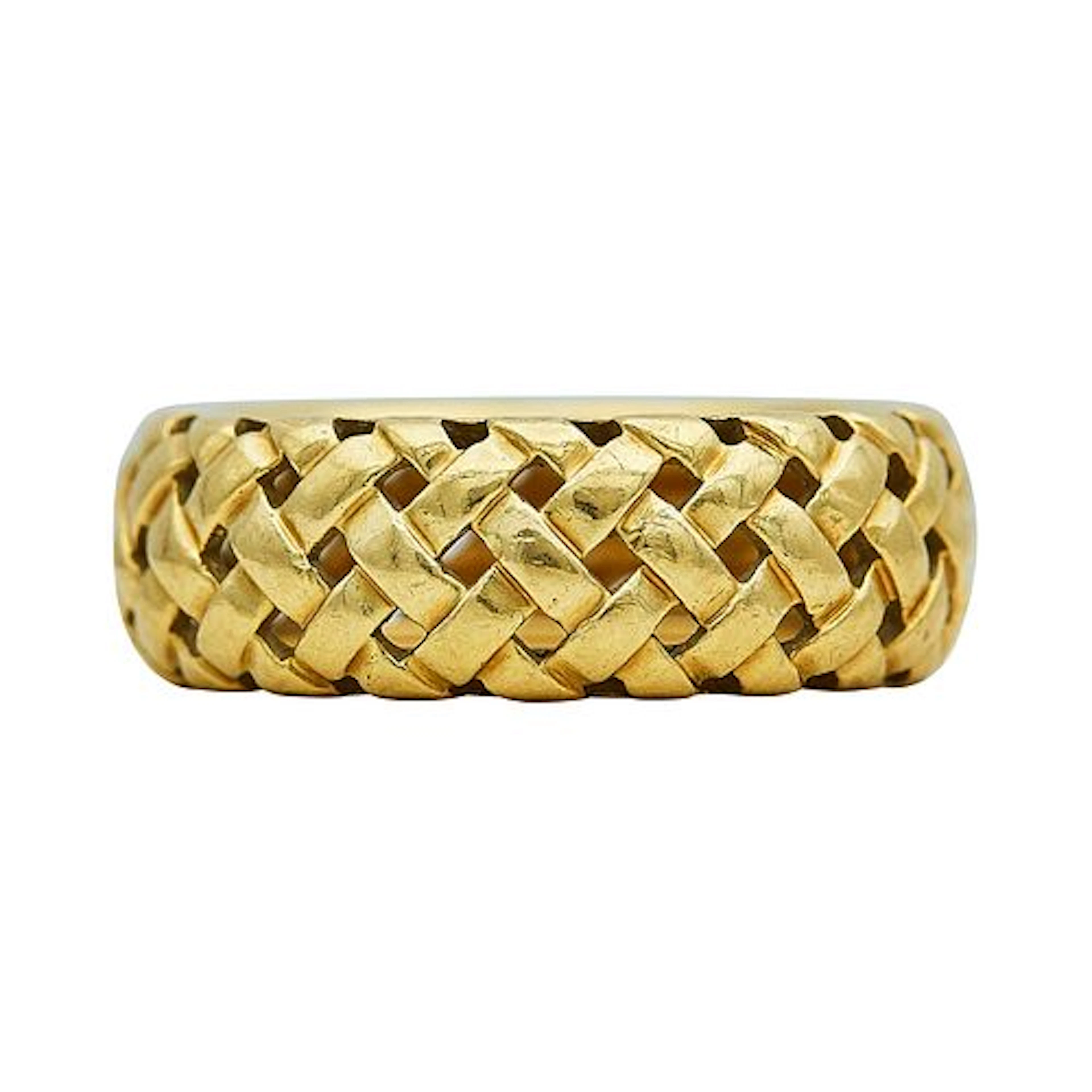 Tiffany & Co. 18K Yellow Gold Woven Band Ring