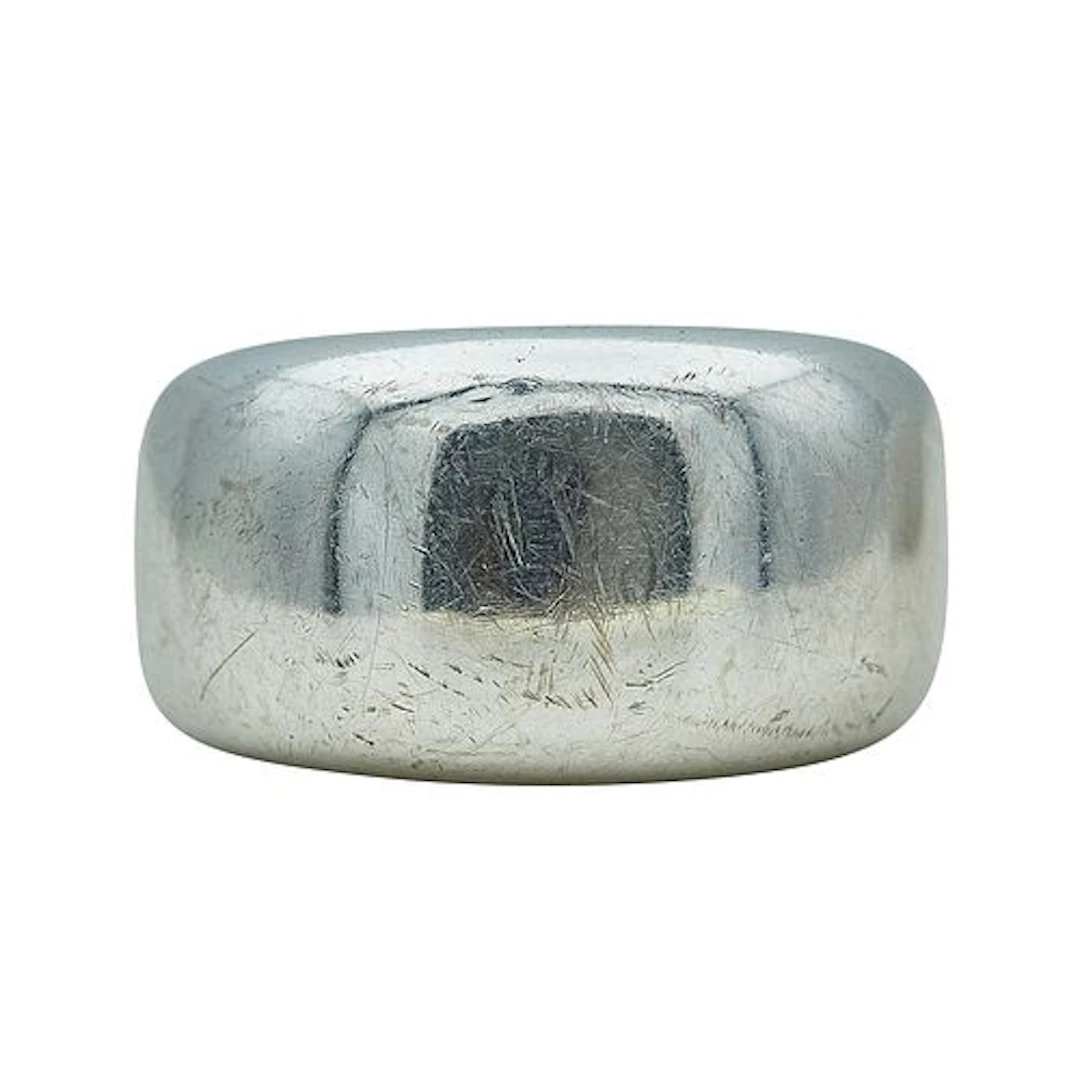 Cartier Nouvelle Vague 18K White Gold Dome Ring