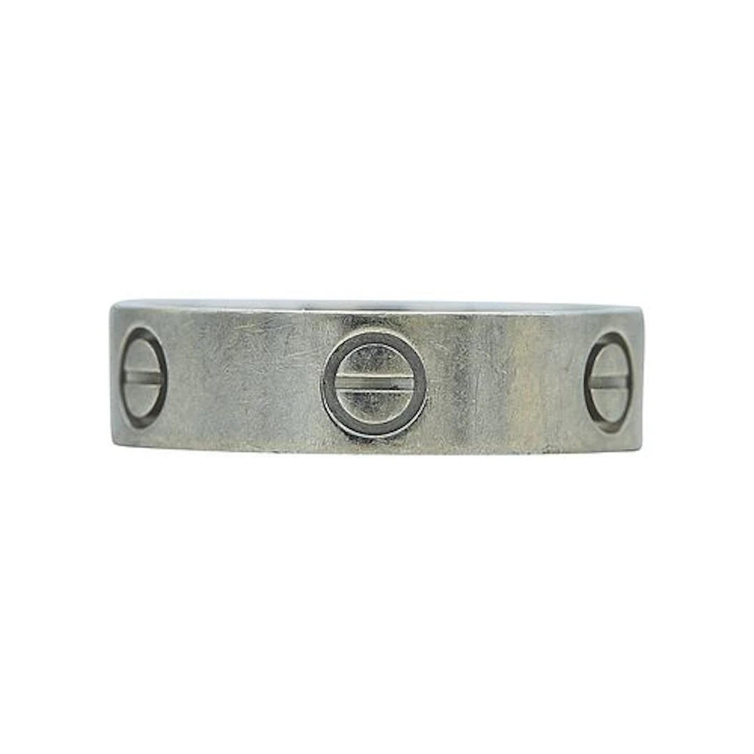 Cartier Love Classic Model Platinum Band Ring