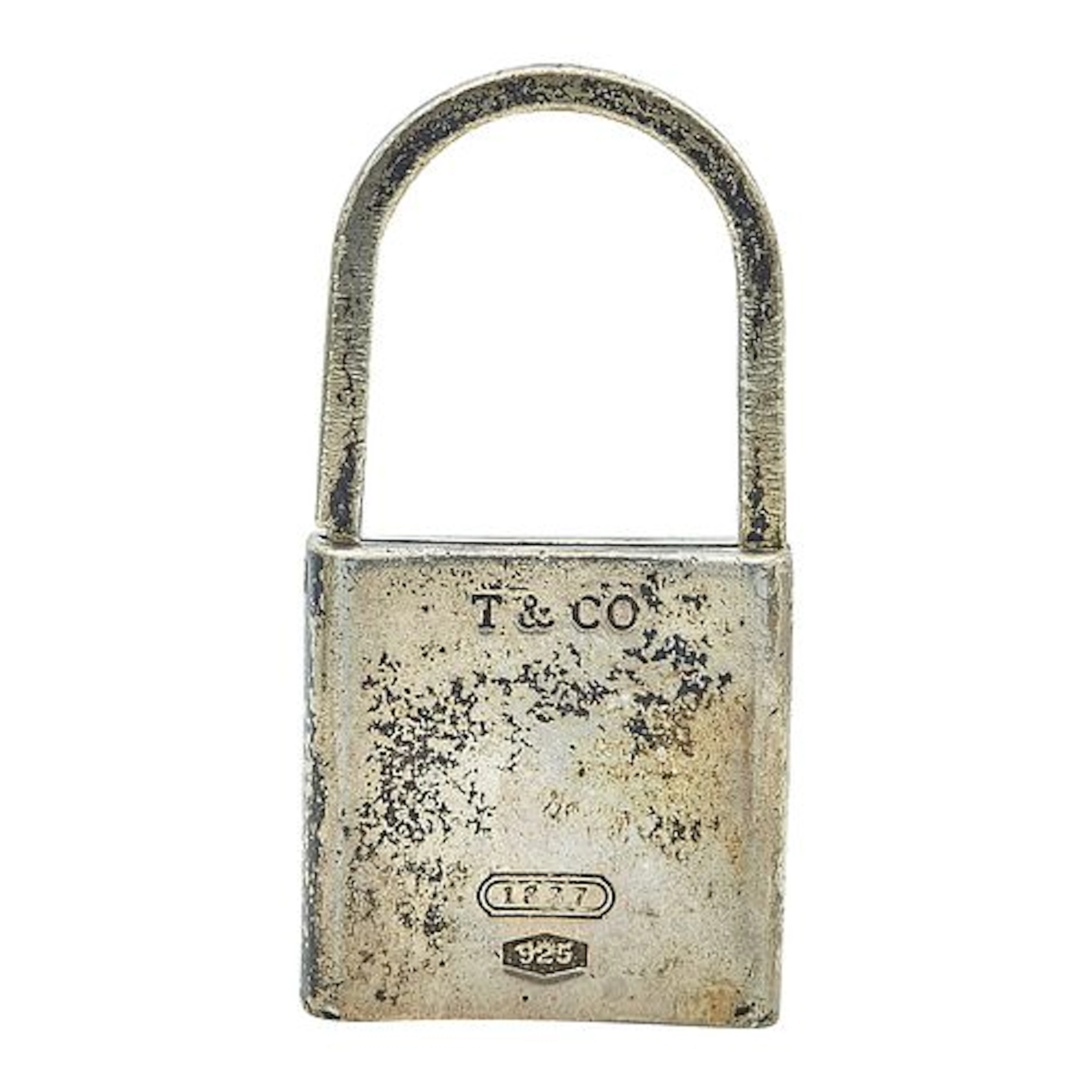 Tiffany & Co. Tiffany 1837 Sterling Silver Lock Key Chain