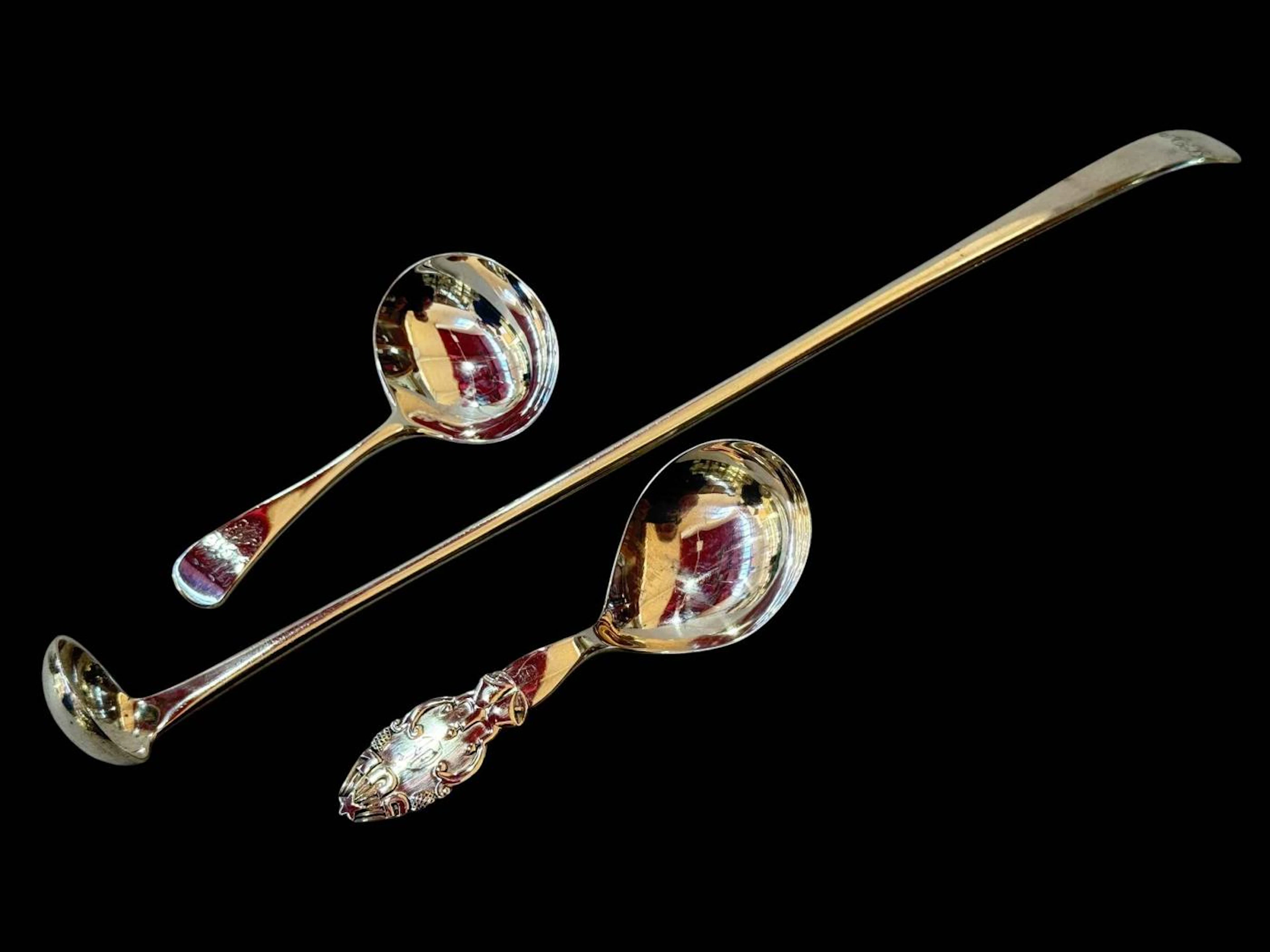 Silver caddy spoon by William Bateman, London 1825, together with