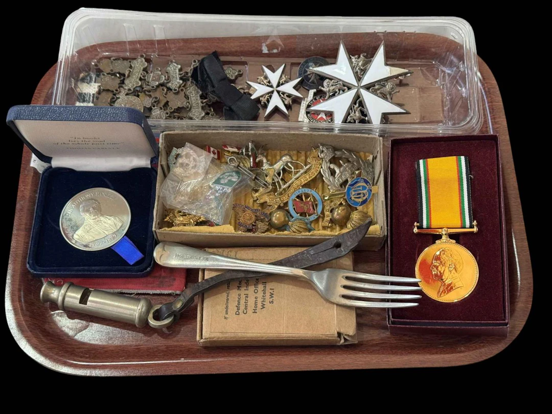 Collection of medals, many from Order of St John, also Masonic, etc.
