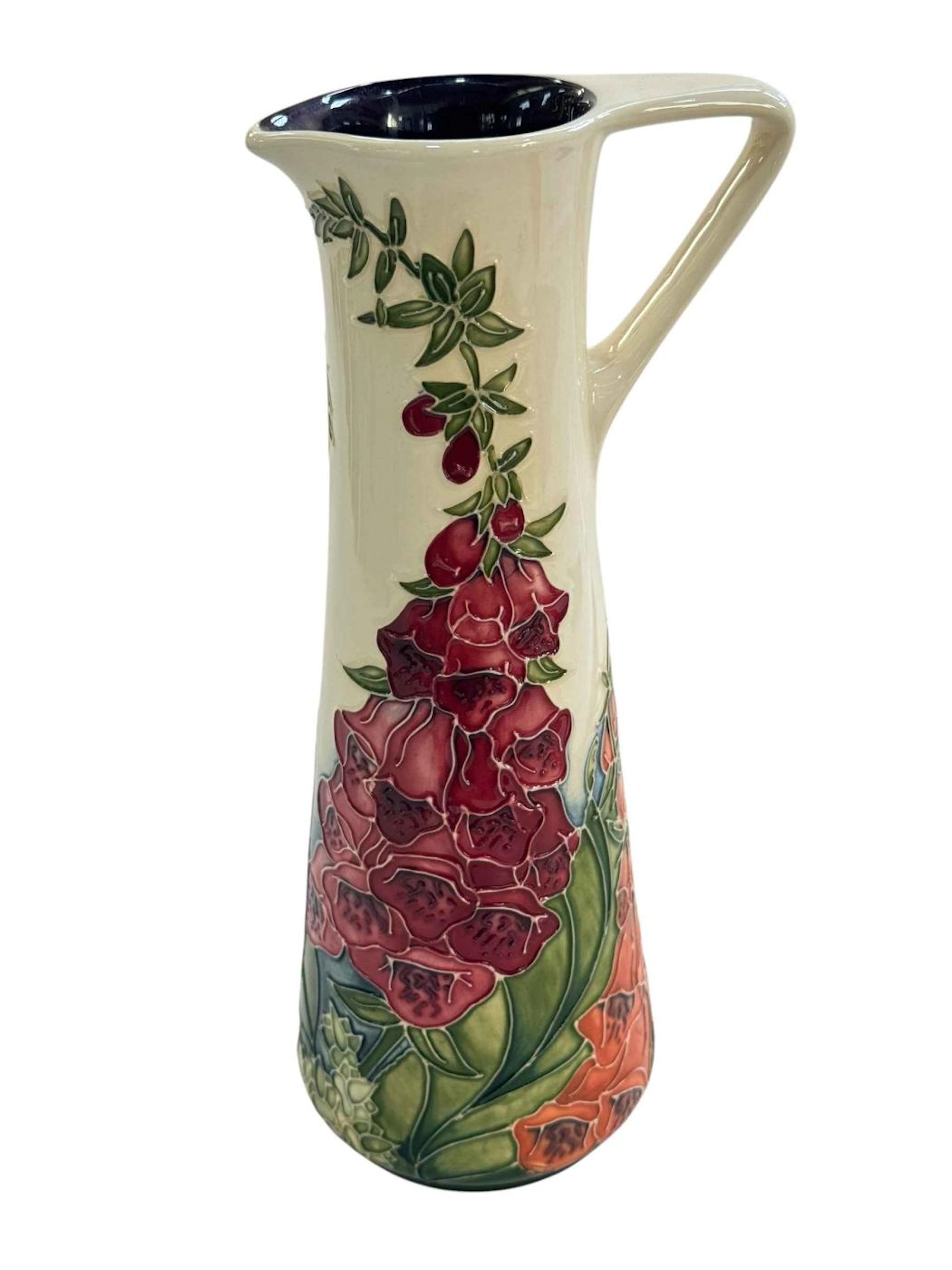 Moorcroft Rachel Bishop limited edition jug, 24cm.