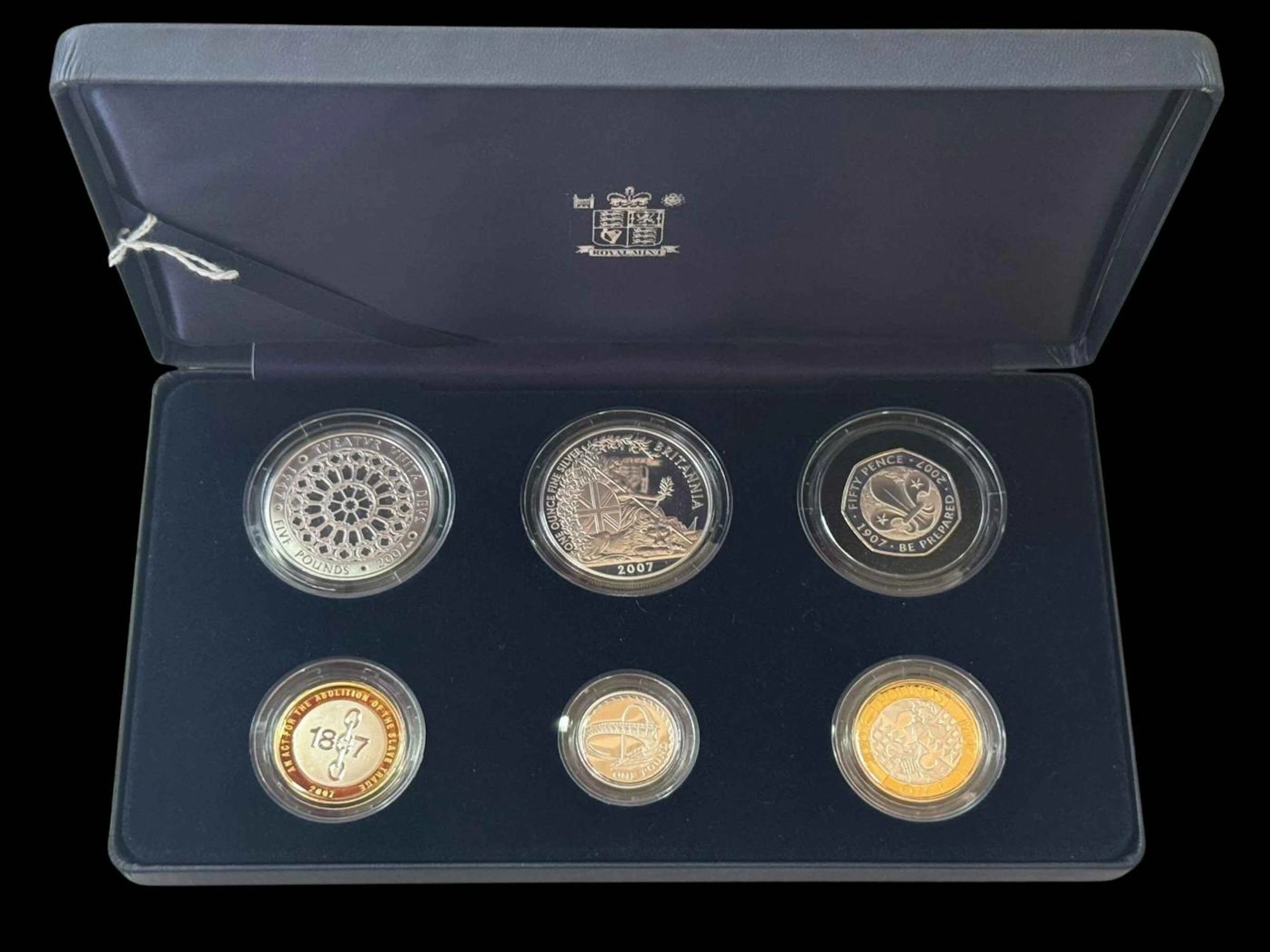 Royal Mint 2007 Family Silver six coin proof set.