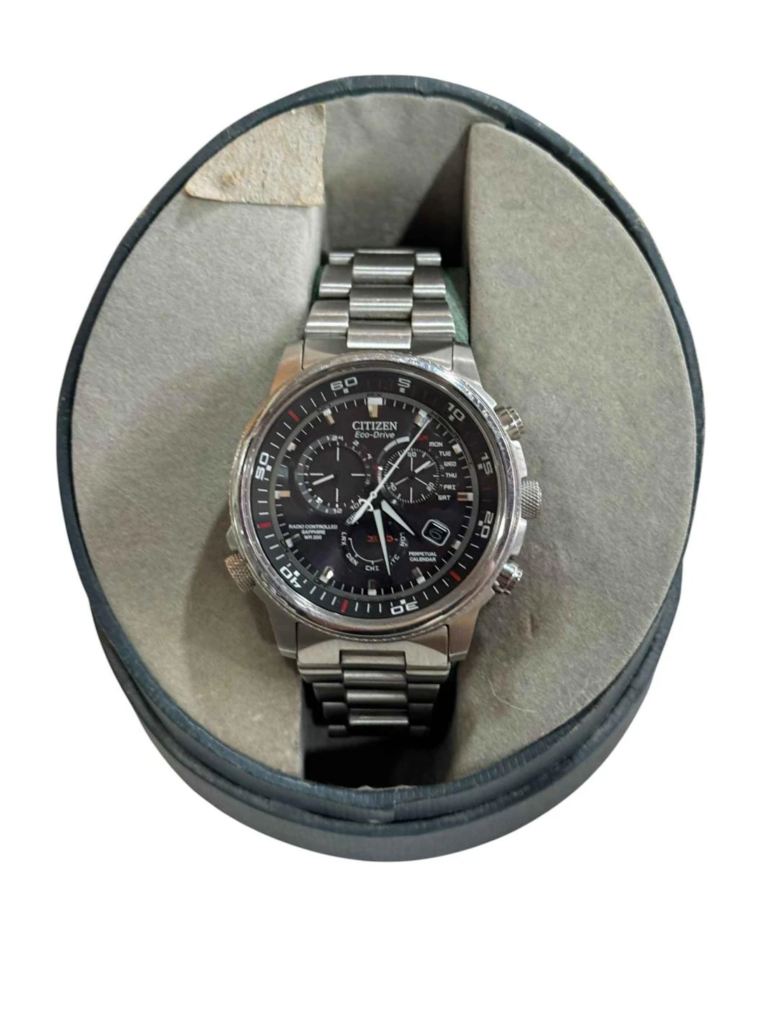 Gents Citizen Eco Drive Nighthawk A-T (boxed).