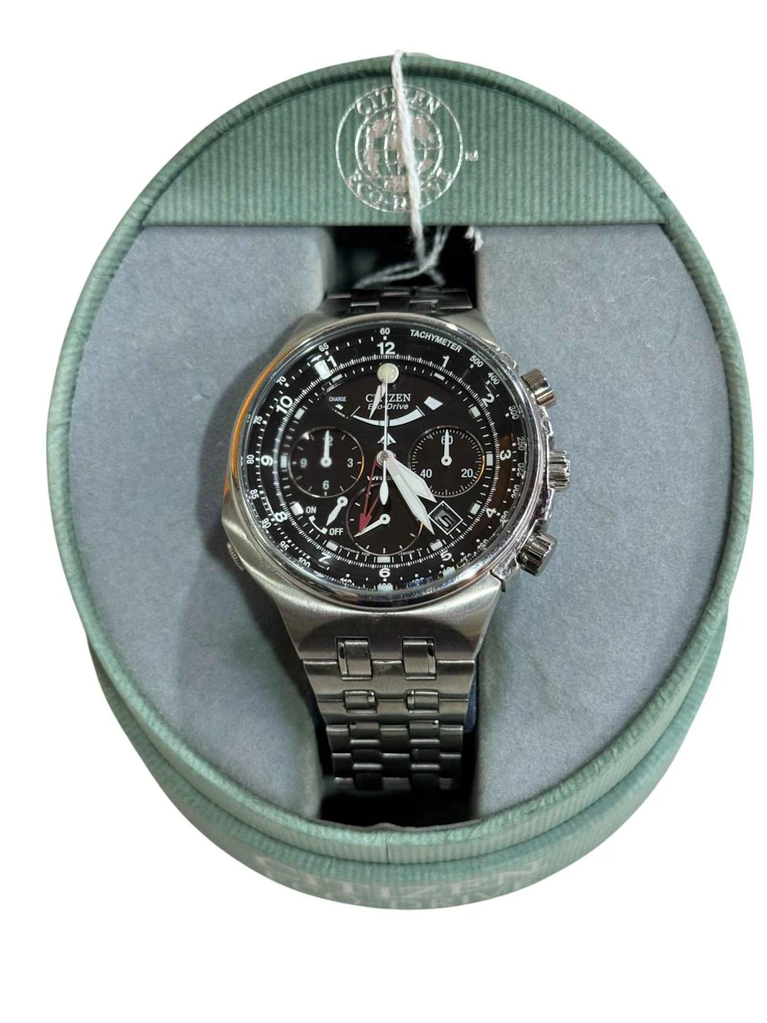 Gents Citizen Eco Drive Calibre 2100 chronograph (boxed).