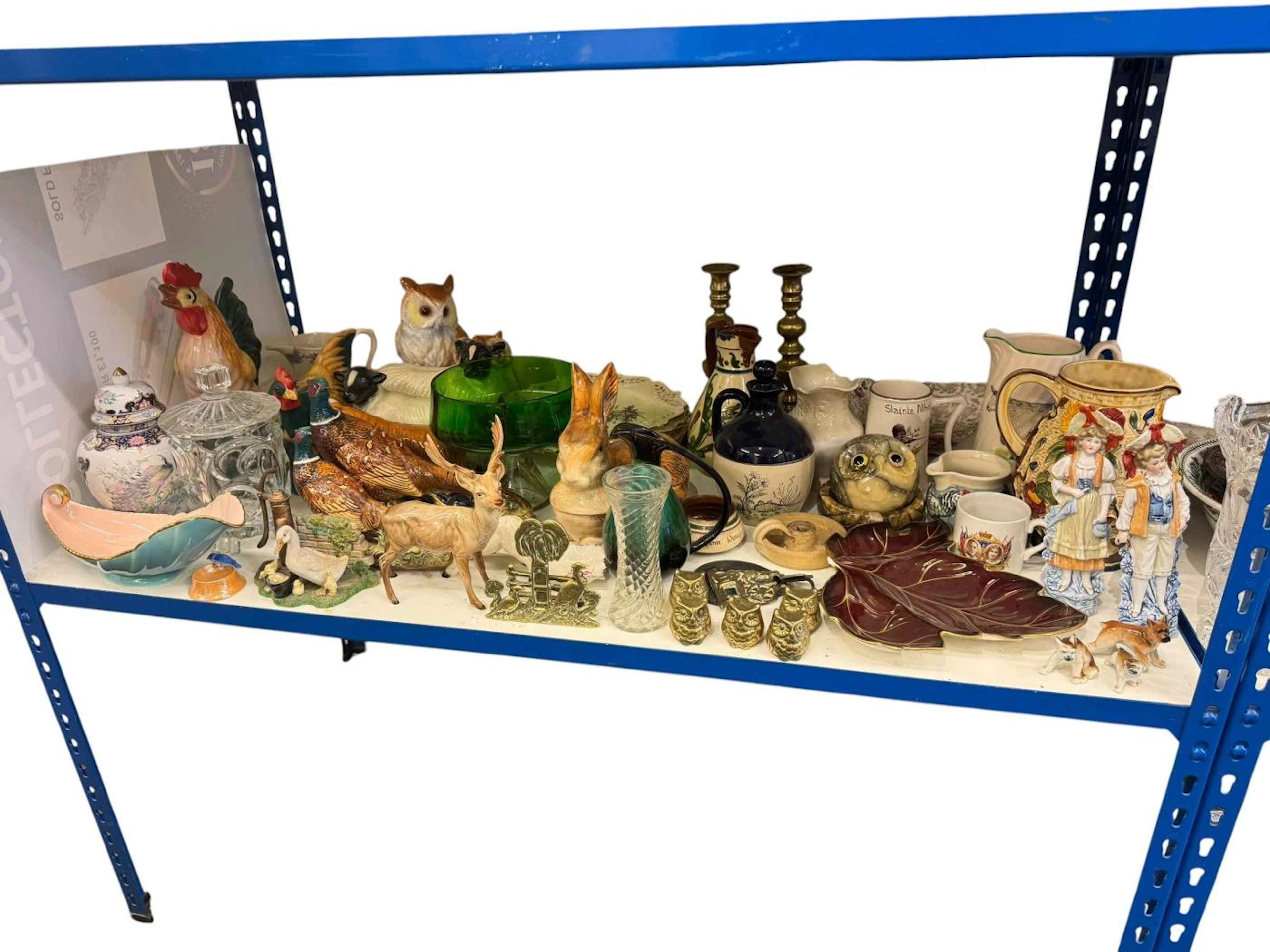 Large quantity of decorative wares including Beswick animals, tea