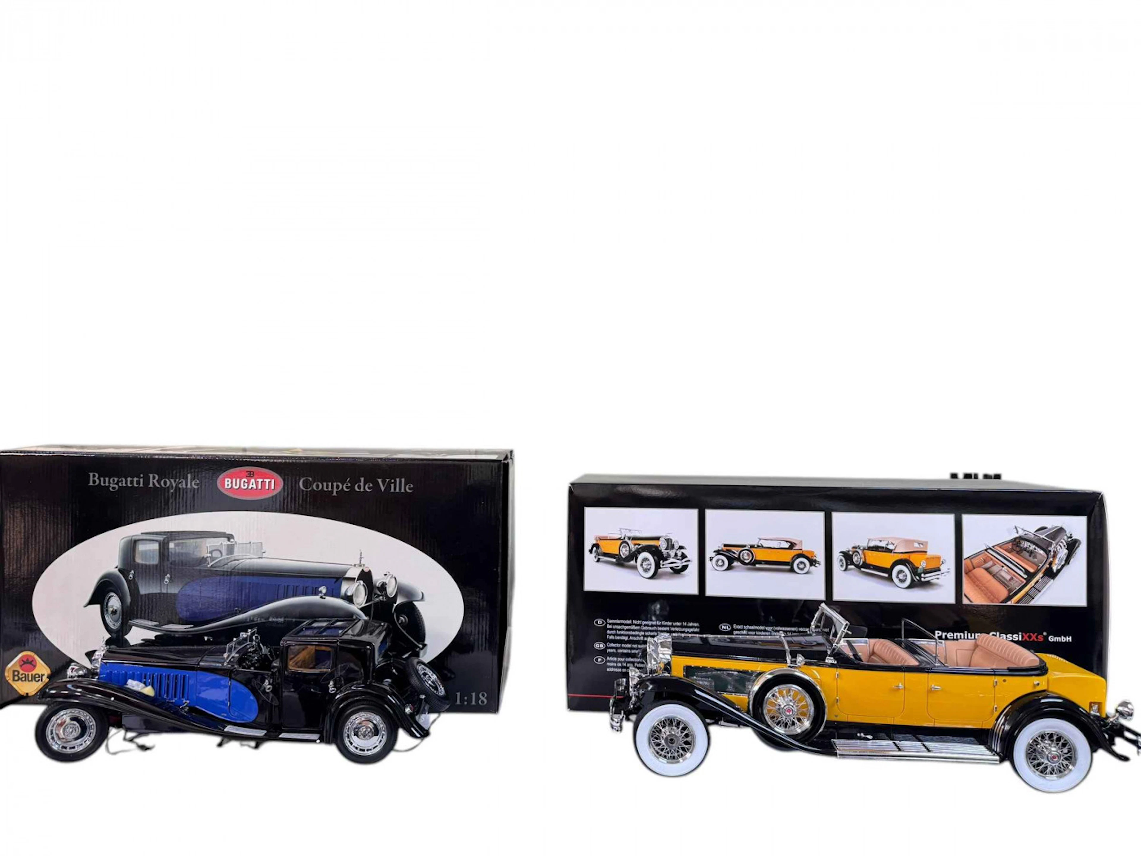 Bauer Bugatti Royal Coupe de Ville 1:18 scale model and Premium Class