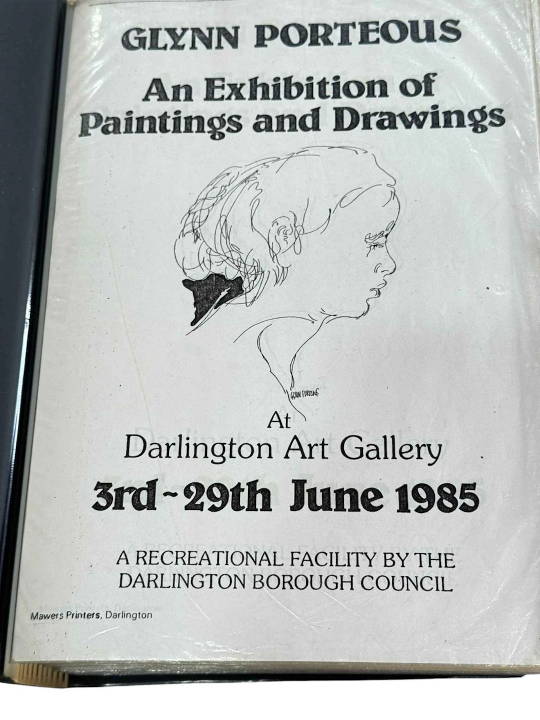 An album of Glynn Porteous sketches and two albums of photographs, etc.