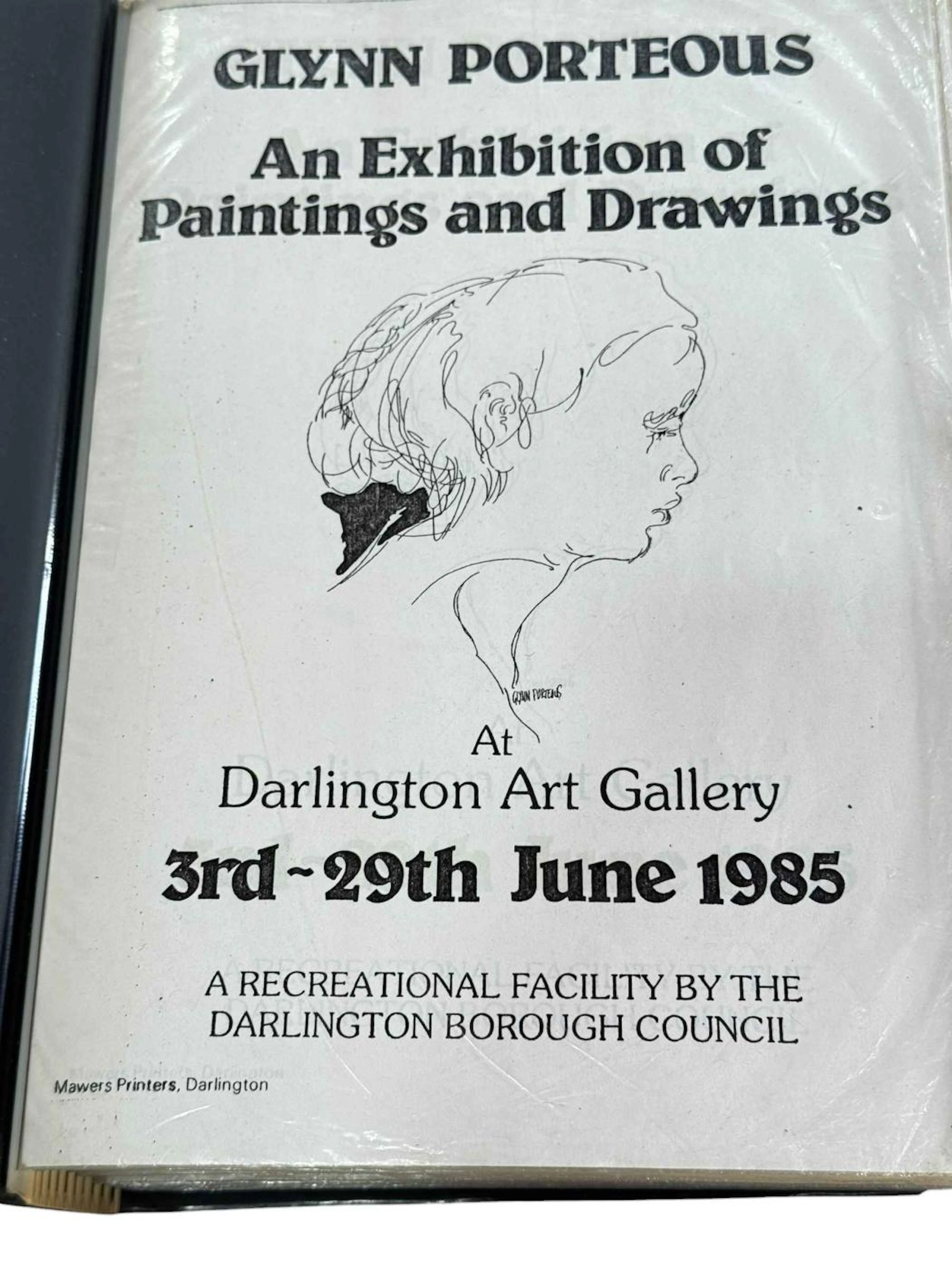 An album of Glynn Porteous sketches and two albums of photographs, etc.