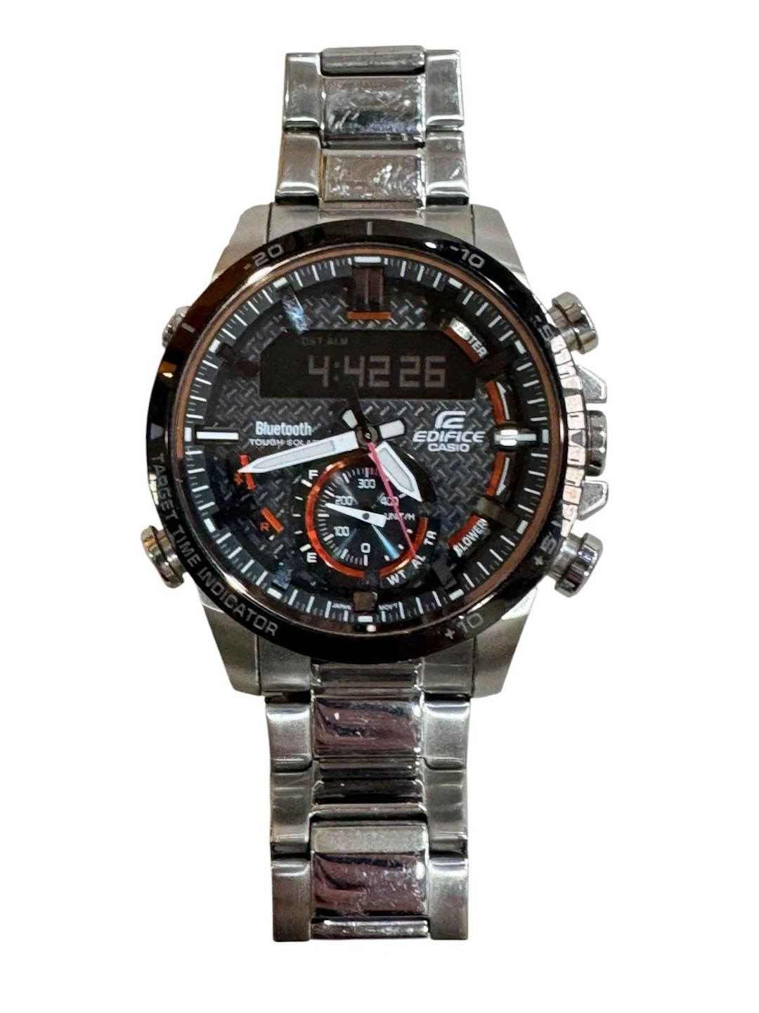 Gents Casio Ediface ECB-800 solar chronograph.