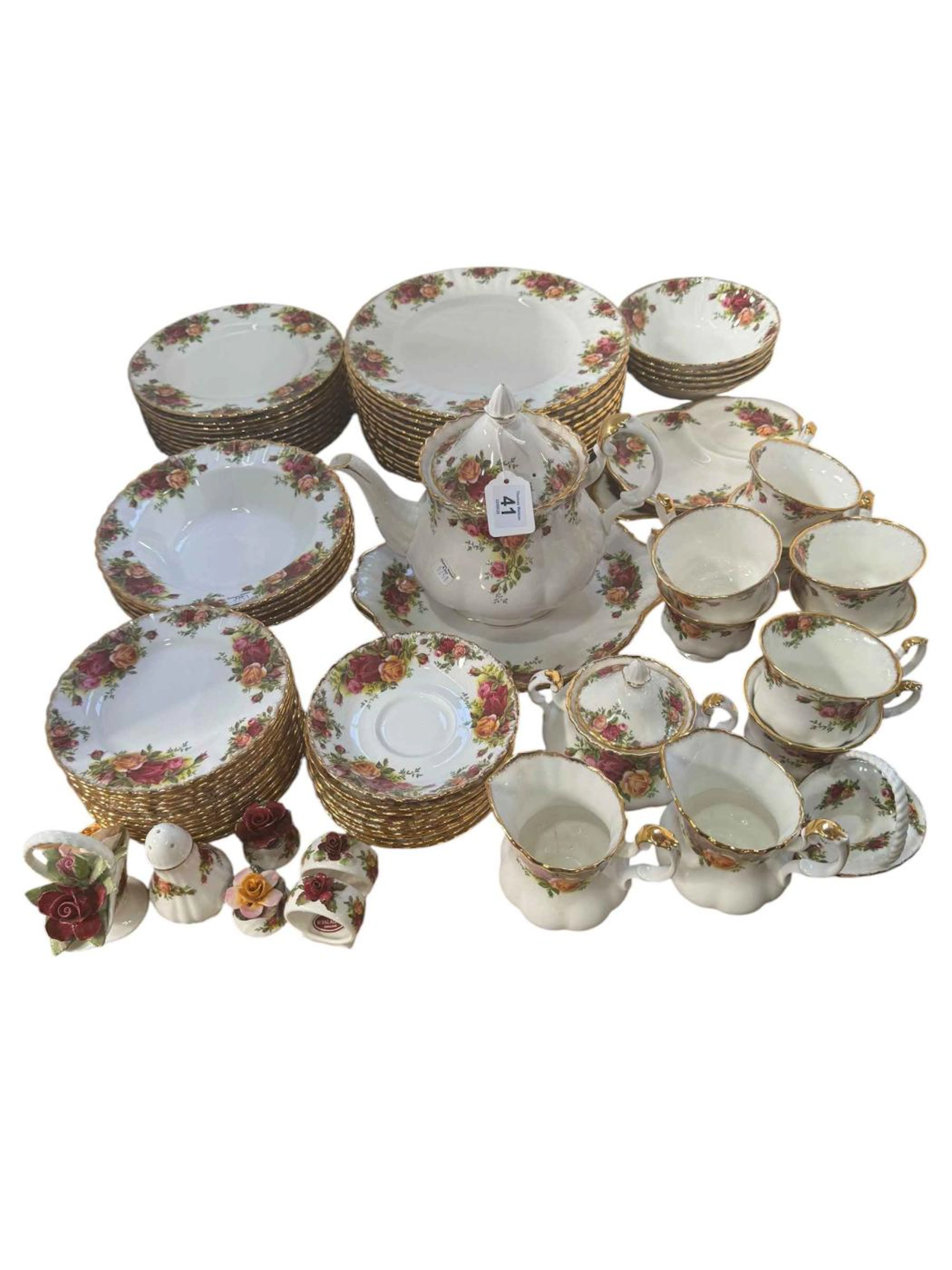 Collection of Royal Albert Old Country Roses tea and dinner wares