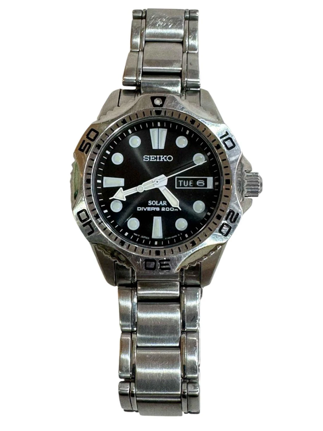 Gents Seiko solar divers 200m watch.
