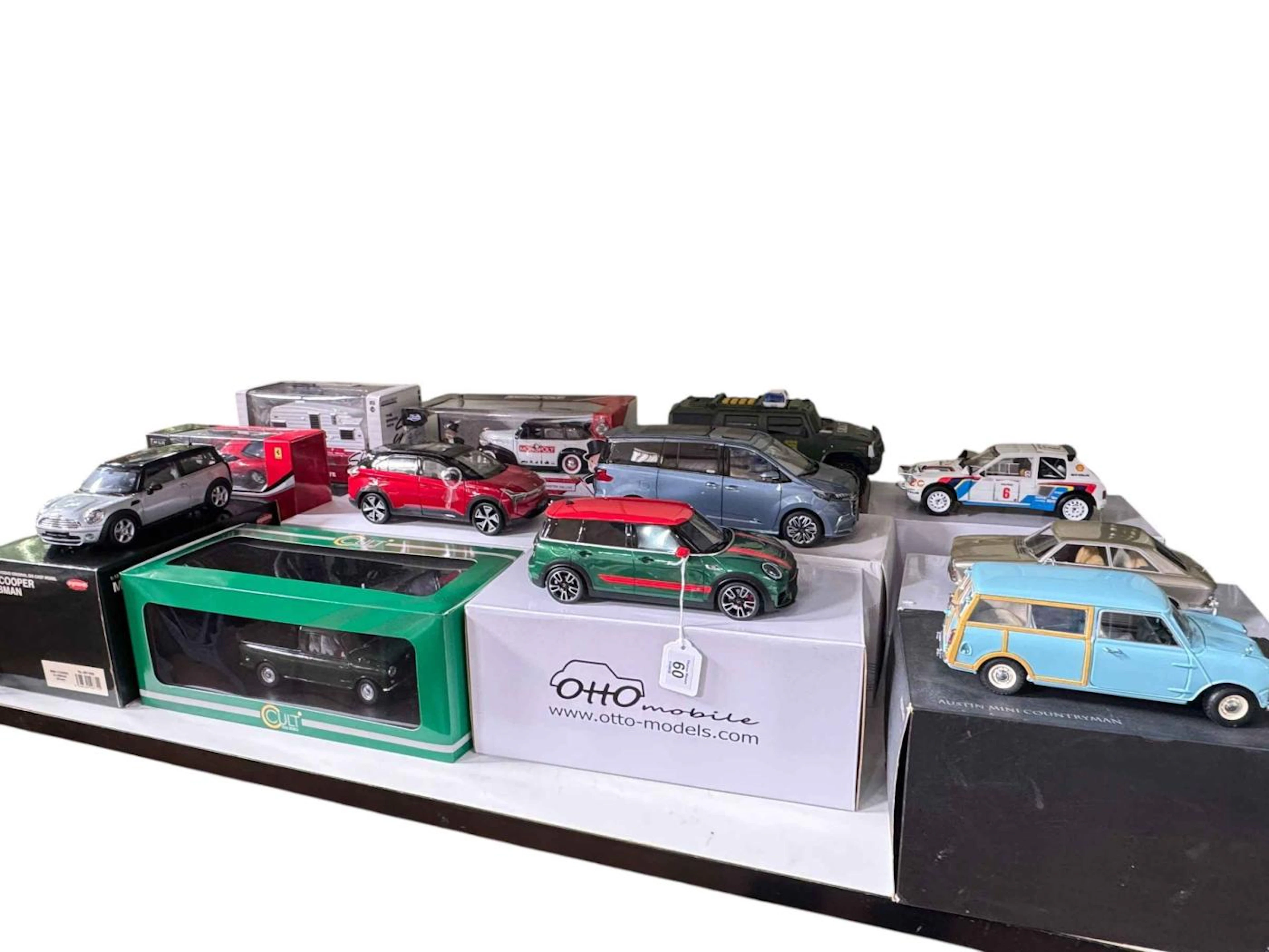 Collection of twelve assorted model vehicles (boxed) including Otto