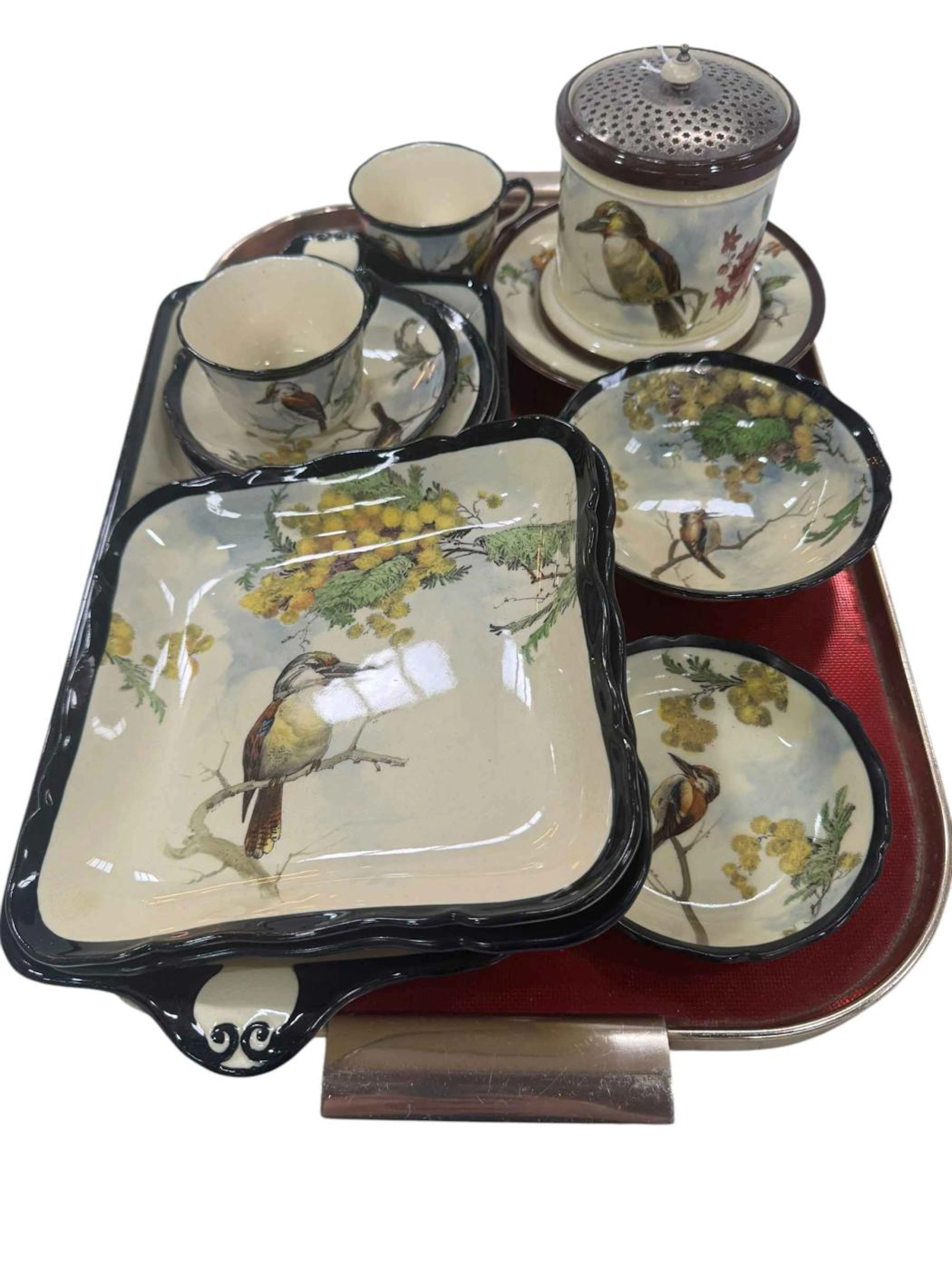 Collection of Royal Doulton Kookaburra wares.