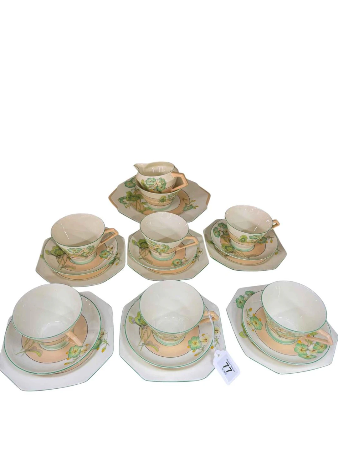 Twenty one piece Paragon fine china tea service number 92503.