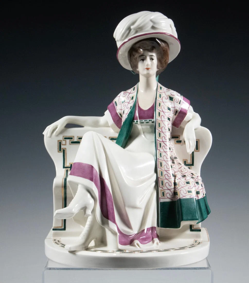 SCHWARZBURG WORKSHOPS ART DECO PORCELAIN FIGURE