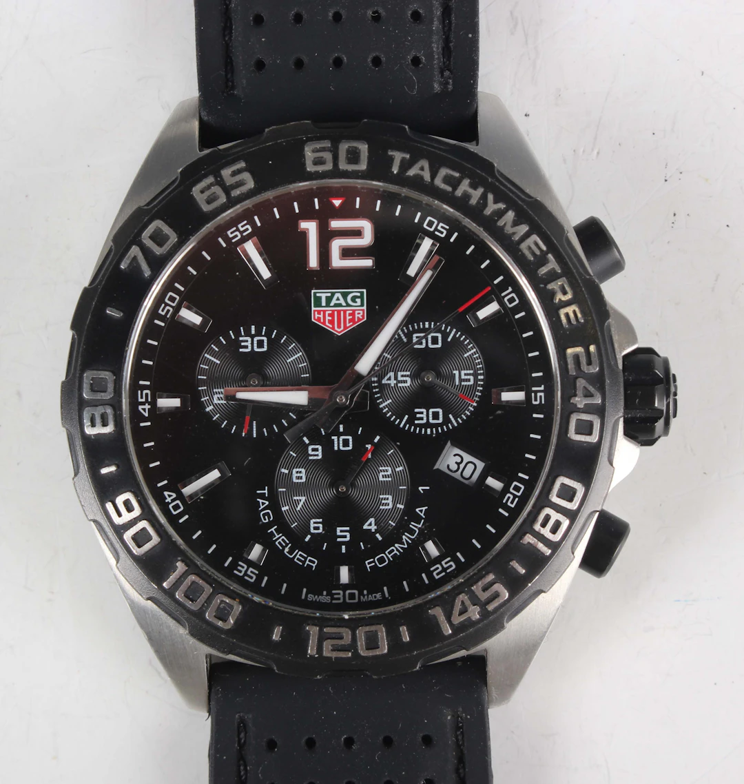 A Tag Heuer Formula 1 stainless steel cased gentleman's chronograph