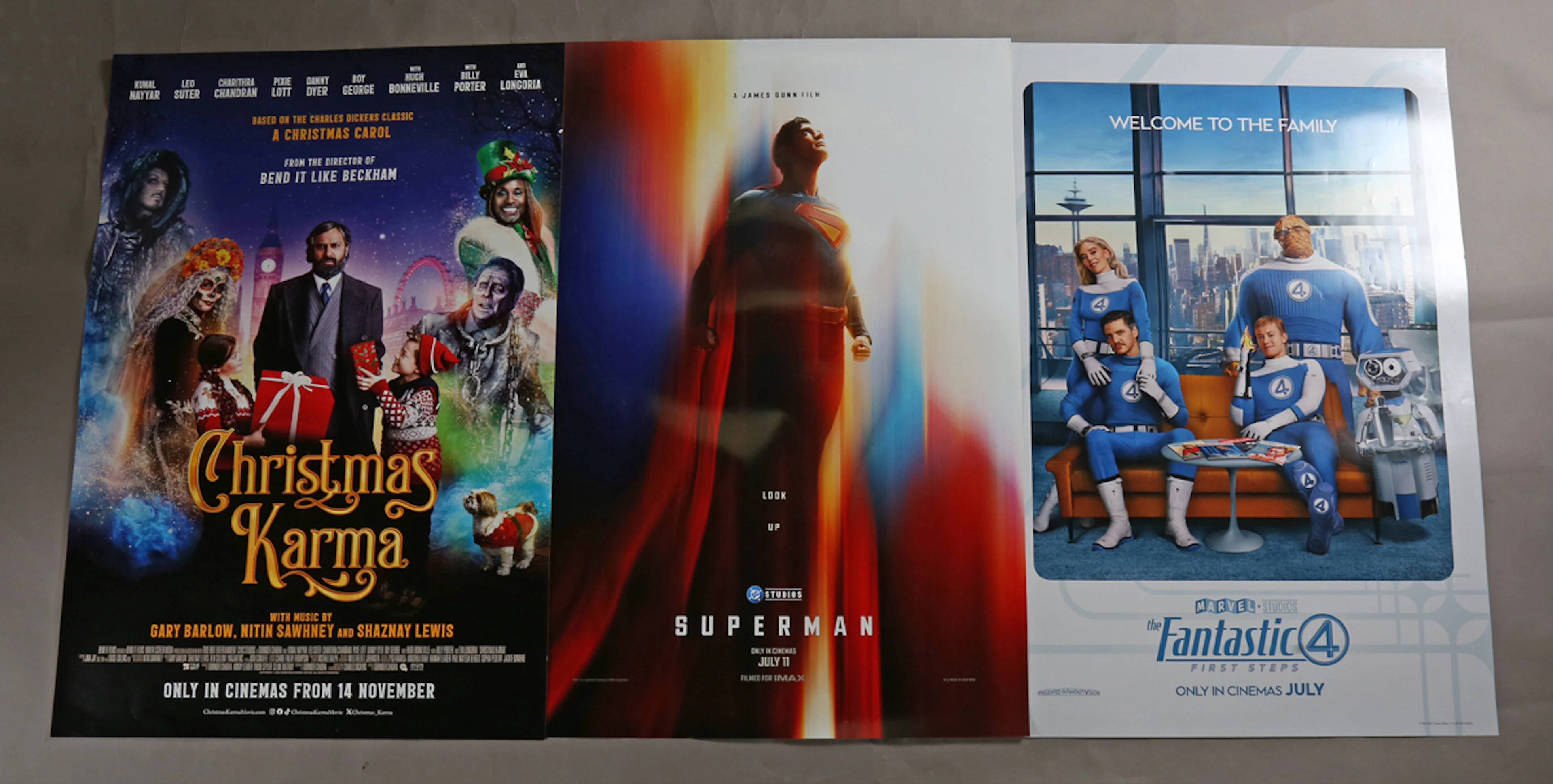 A group of 30 modern U.S. one-sheet cinema posters, comprising 'Superman'