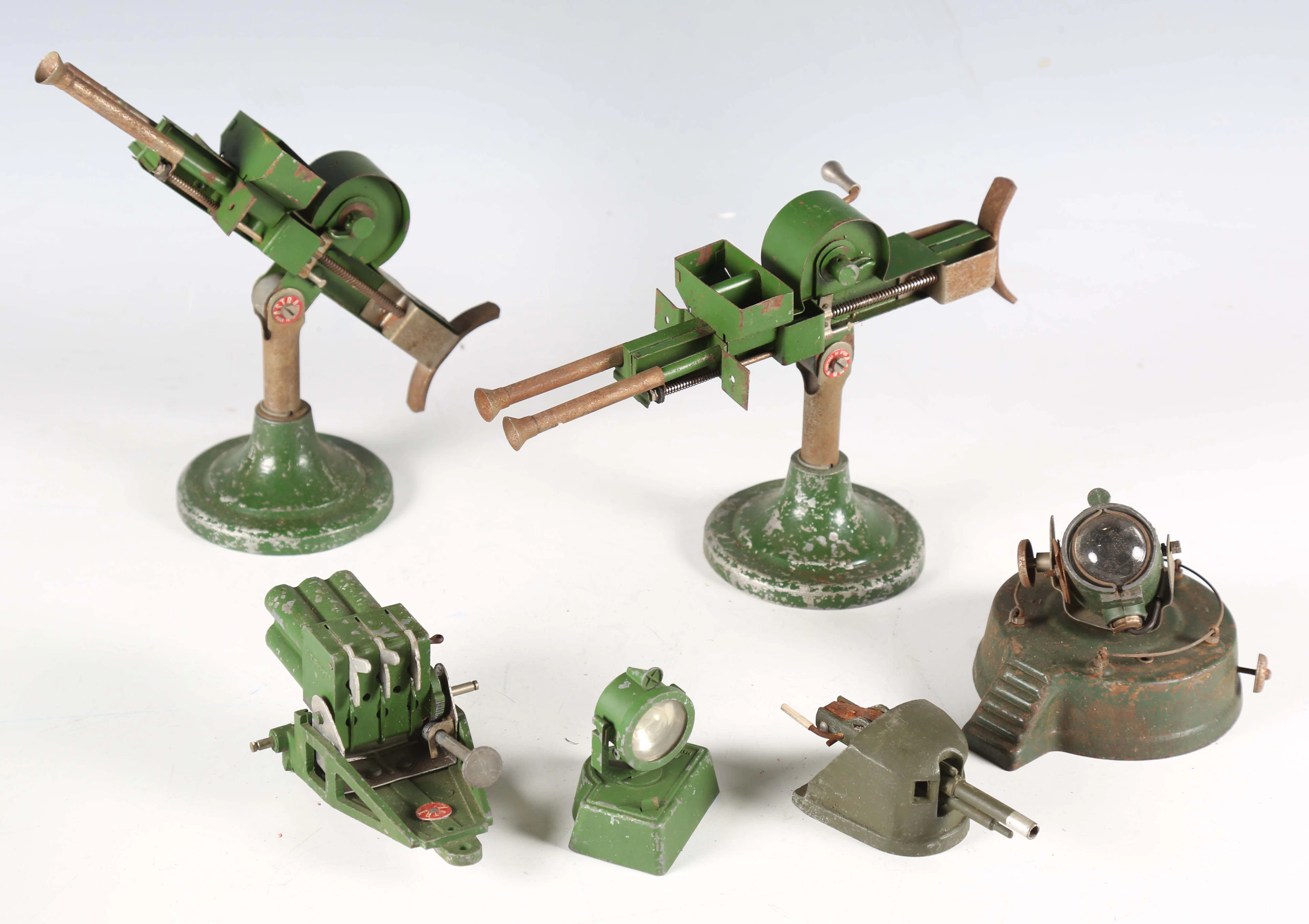 A small group of Astra diecast accessories, comprising two search