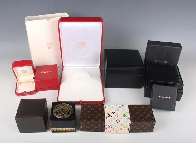 A collection of forty modern jewellery and watch cases and boxes