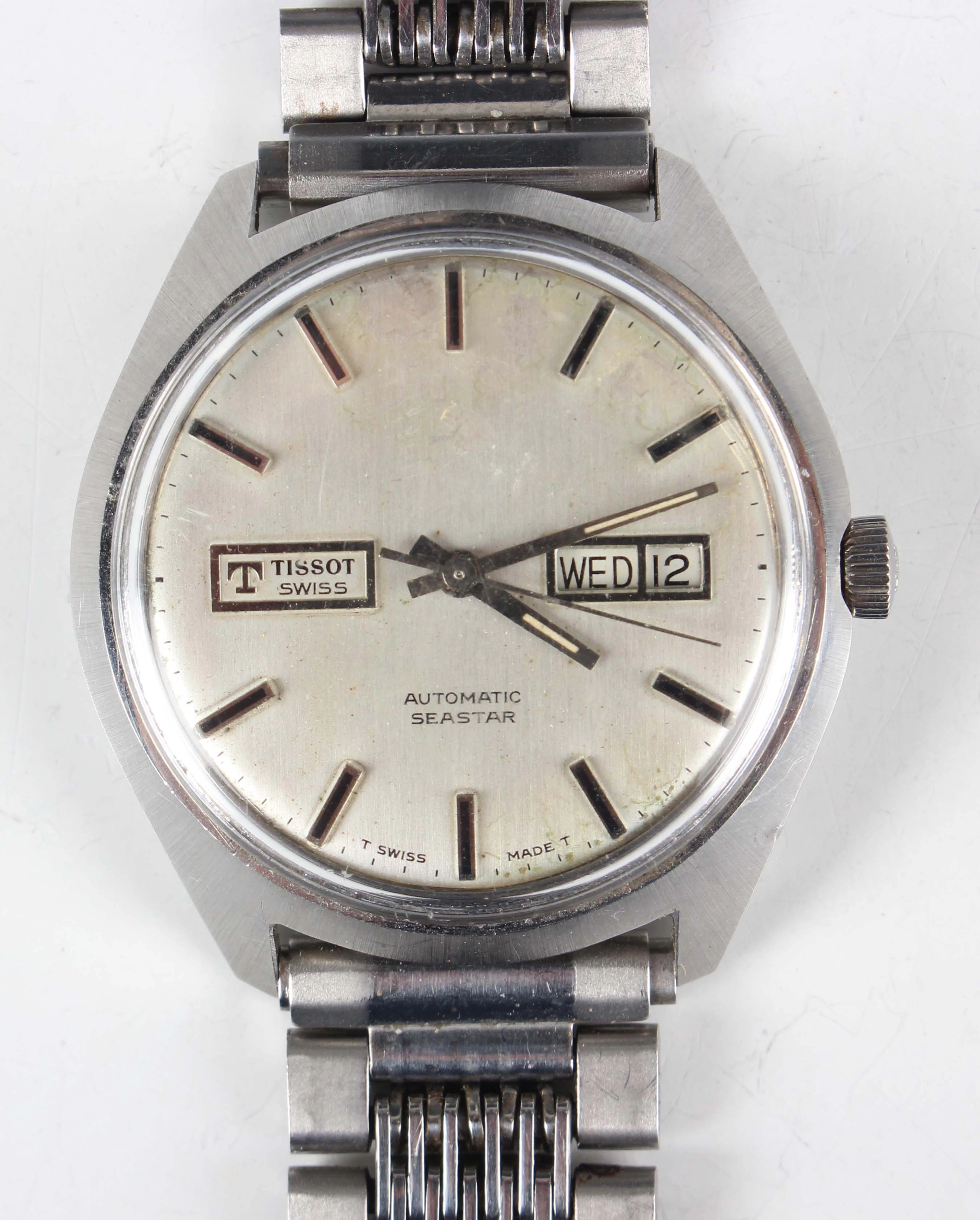 A Tissot Automatic Seastar stainless steel cased gentleman's wristwatch