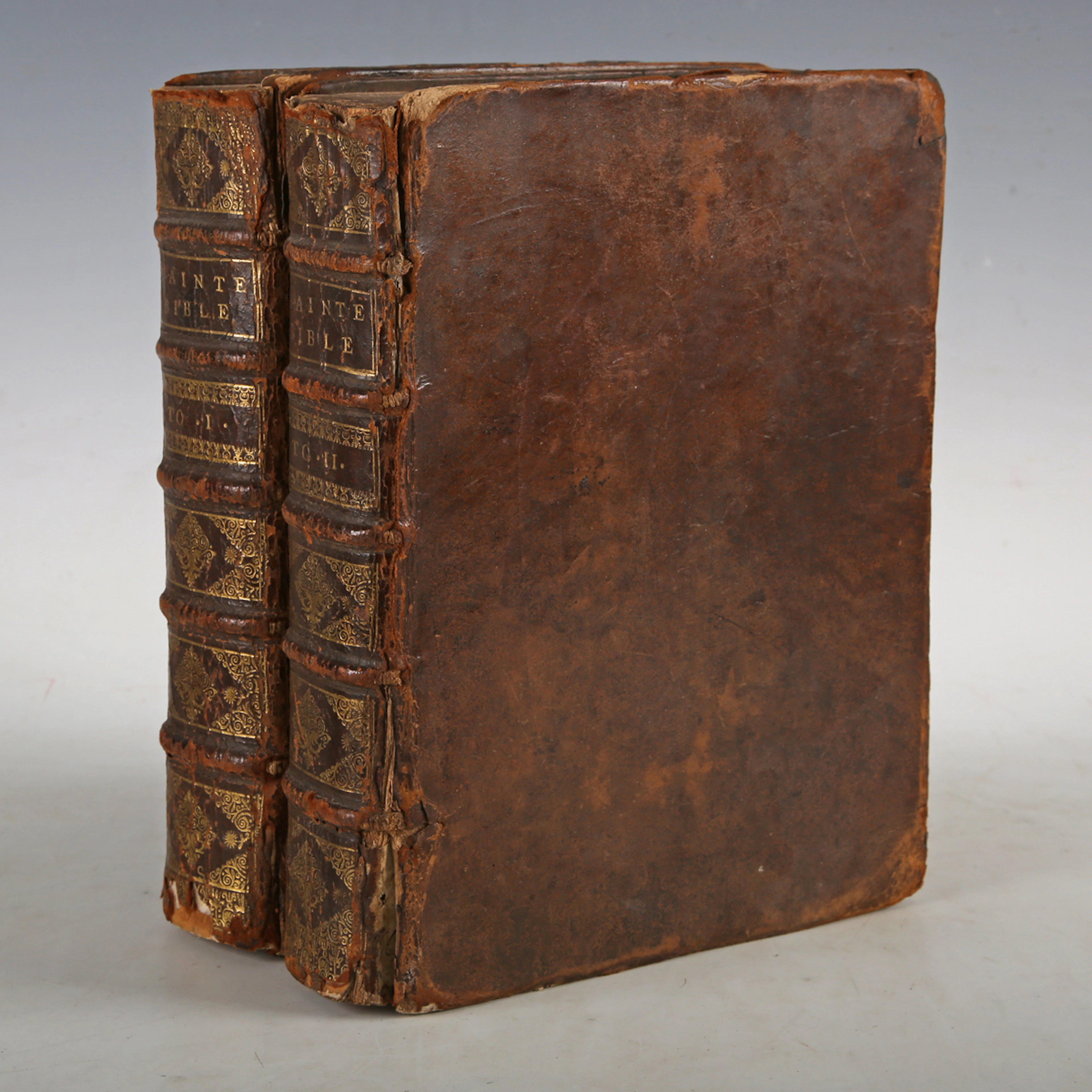 BIBLE, In French. La Sainte Bible, Contenant L’ Ancien et Le Nouveau