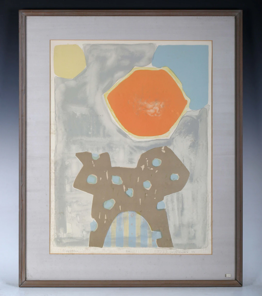 Jacob Kainen (American 1909-2001) - 'Kingmaker', colour screenprint