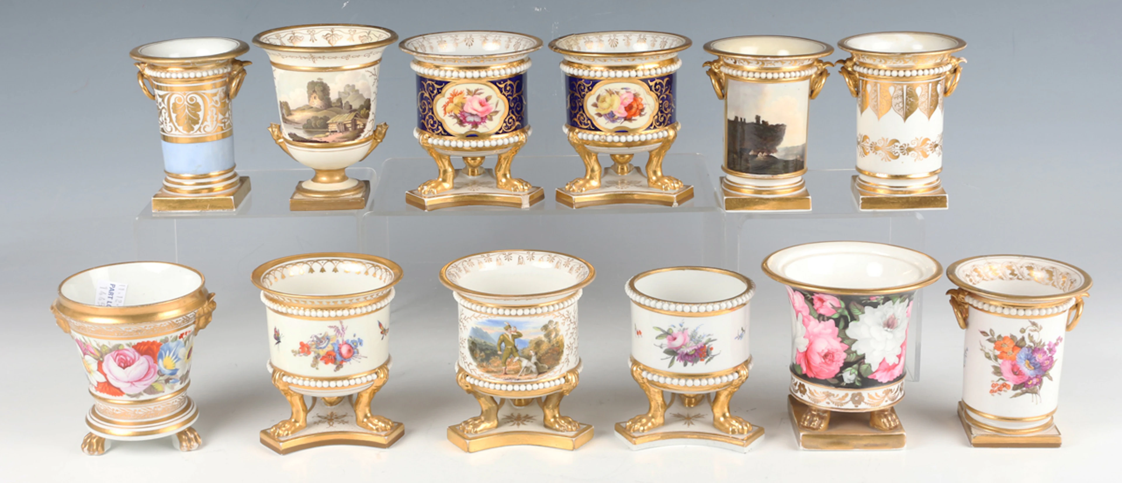 A Flight, Barr & Barr Worcester vase, circa 1815-20, painted with