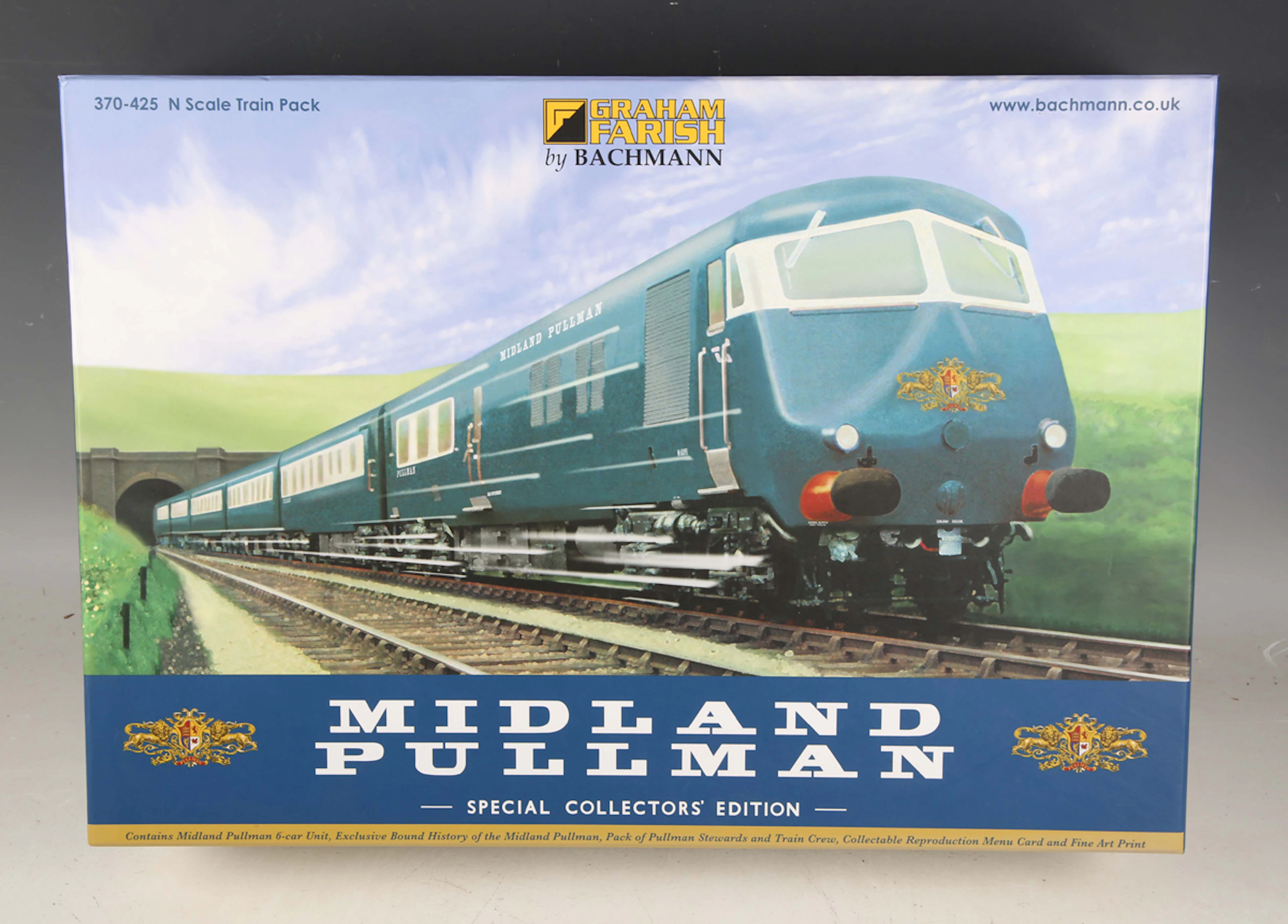 A Graham Farish by Bachmann N gauge No. 370-425 Midland Pullman Special