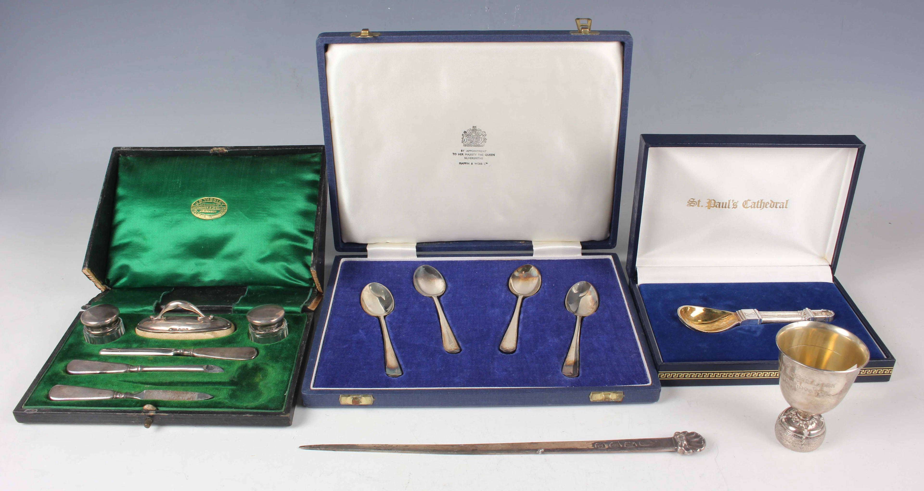 A George II silver meat skewer with scallop shell terminal, London