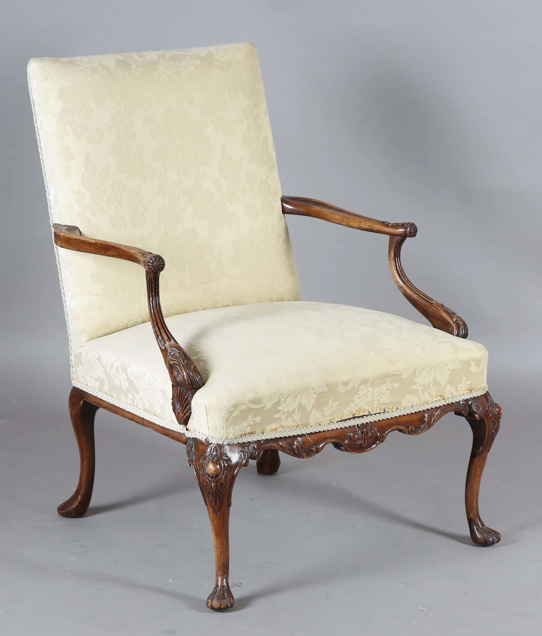 An early 20th century George III style mahogany framed Gainsborough