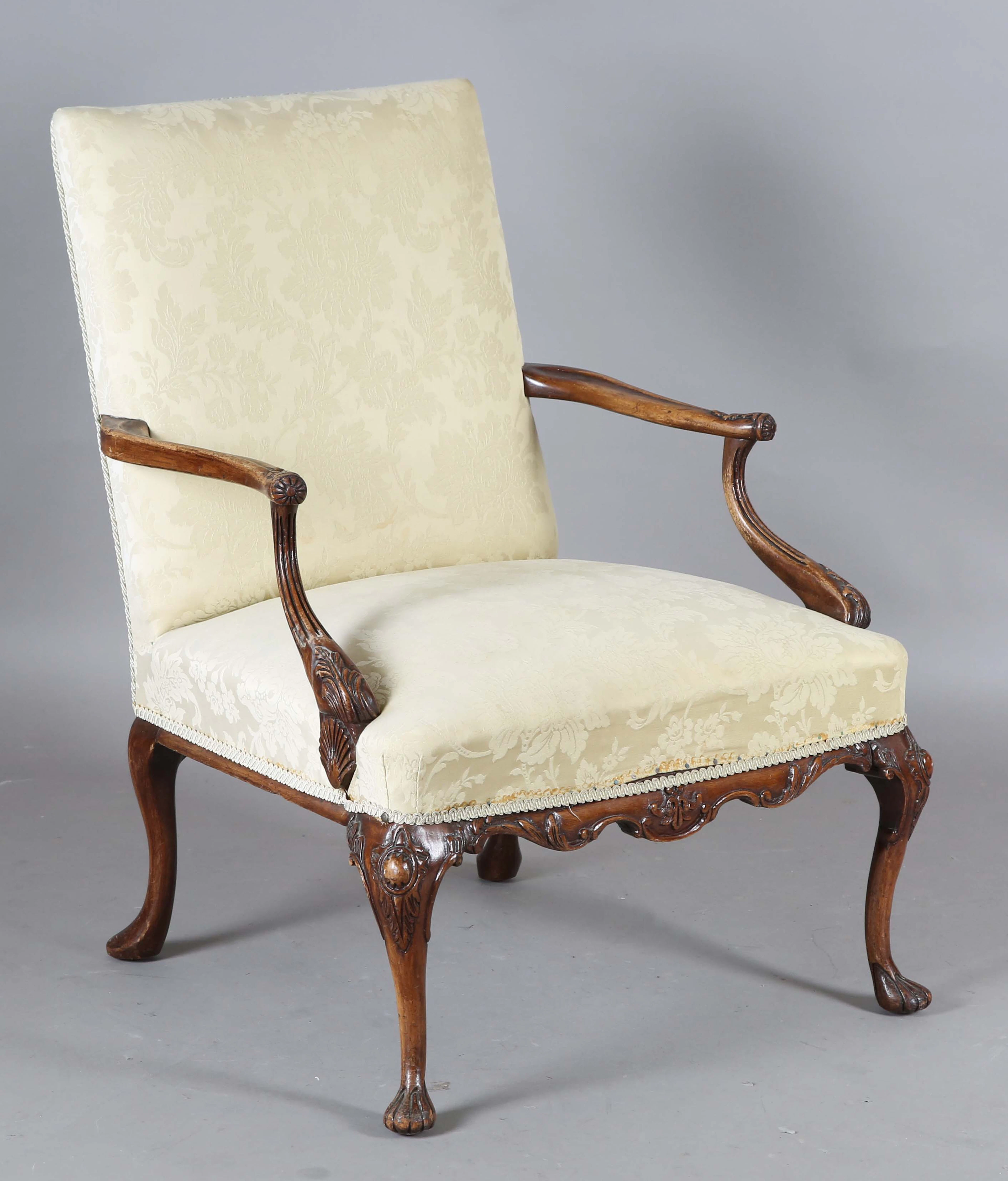 An early 20th century George III style mahogany framed Gainsborough