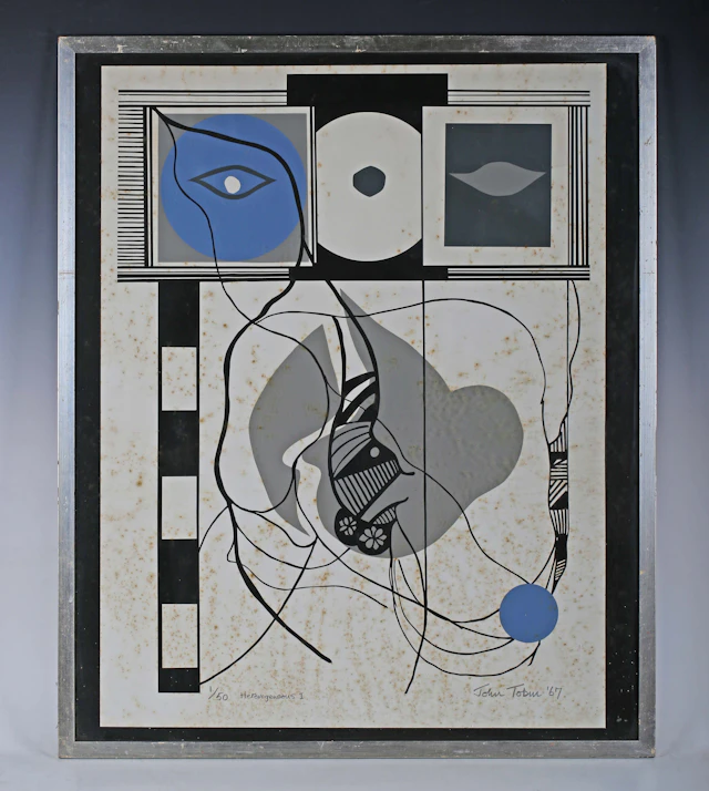 John Tobin (British b.1924) - ‘Heterogeneous I’, colour screenprint