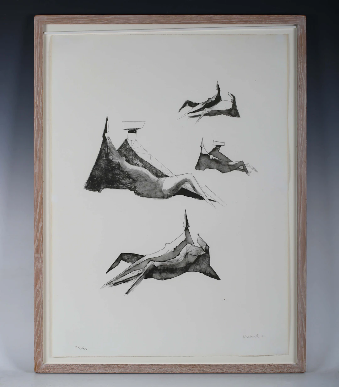 Lynn Chadwick (British 1914-2003) - Two reclining figures, lithograph