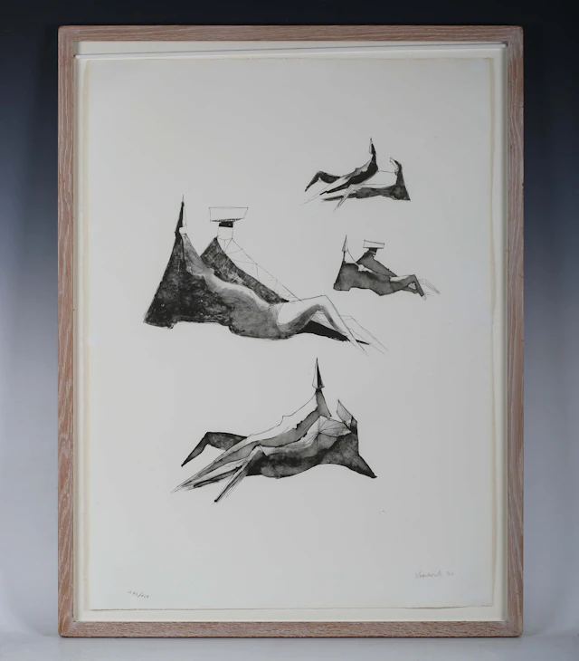Lynn Chadwick (British 1914-2003) - Two reclining figures, lithograph