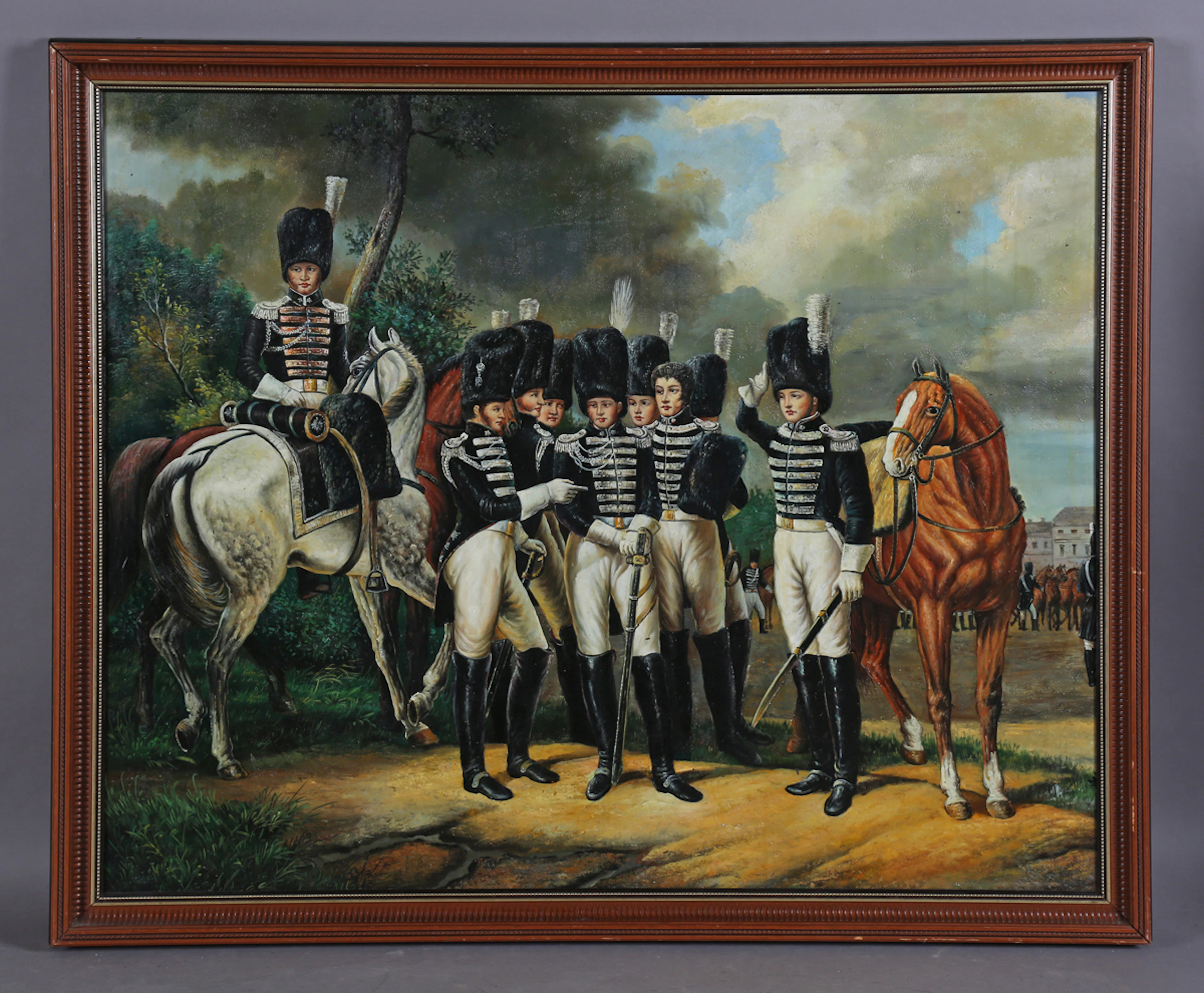 After Émile-Jean-Horace Vernet - Portrait of the Général Marquis de