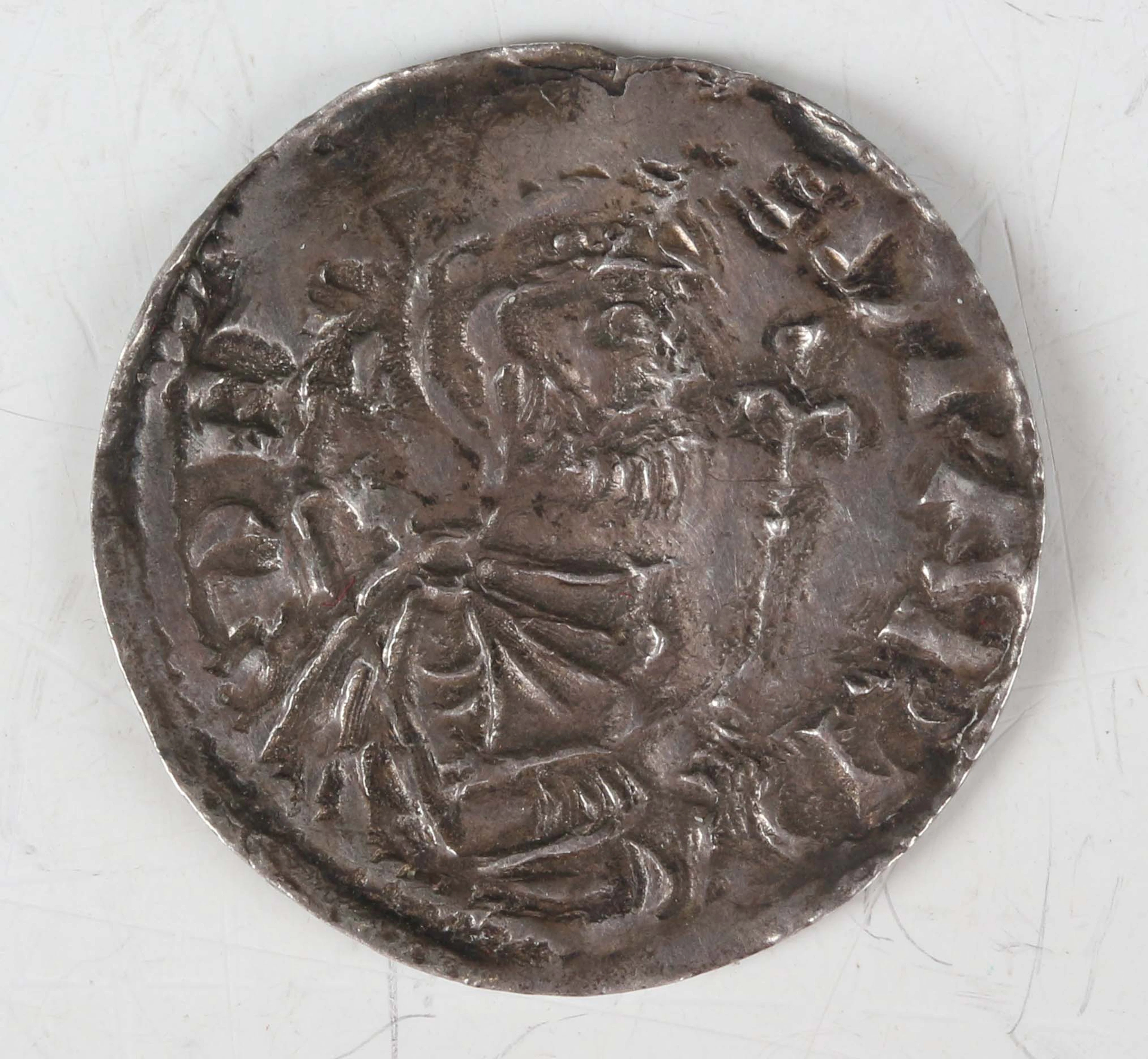 An Edward the Confessor hammered silver penny 1042-1066, pointed helmet