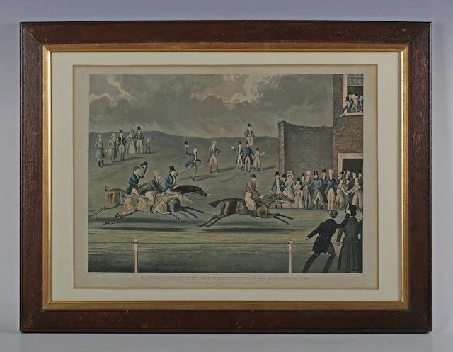 After James Pollard - ‘G. Osbaldeston Esqr Extraordinary Match of